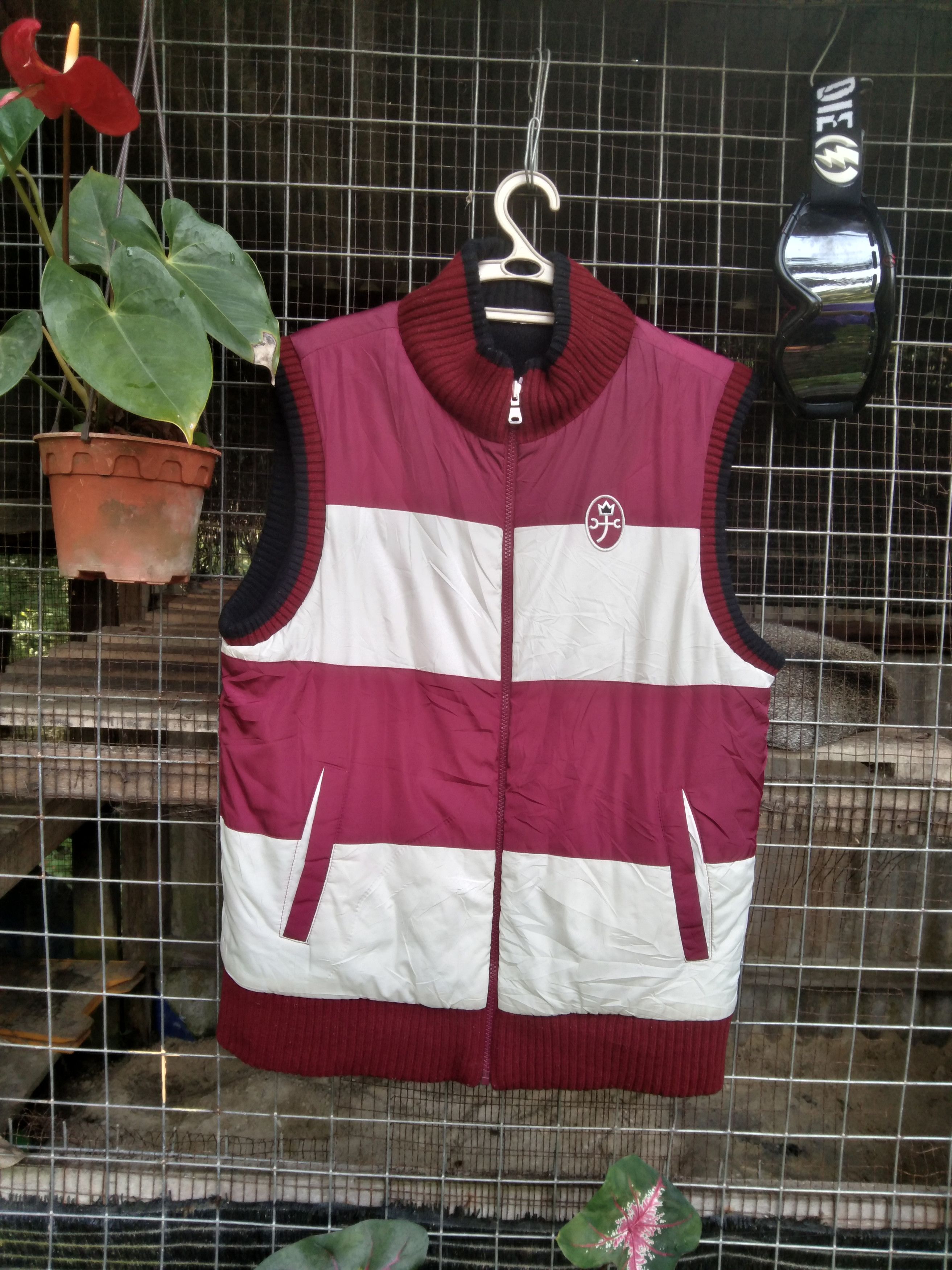 Designer × Jean Charles De Castelbajac REVERSIBLE KNIT SWEATER VEST JACKET Size US M / EU 48-50 / 2 - 6 Thumbnail