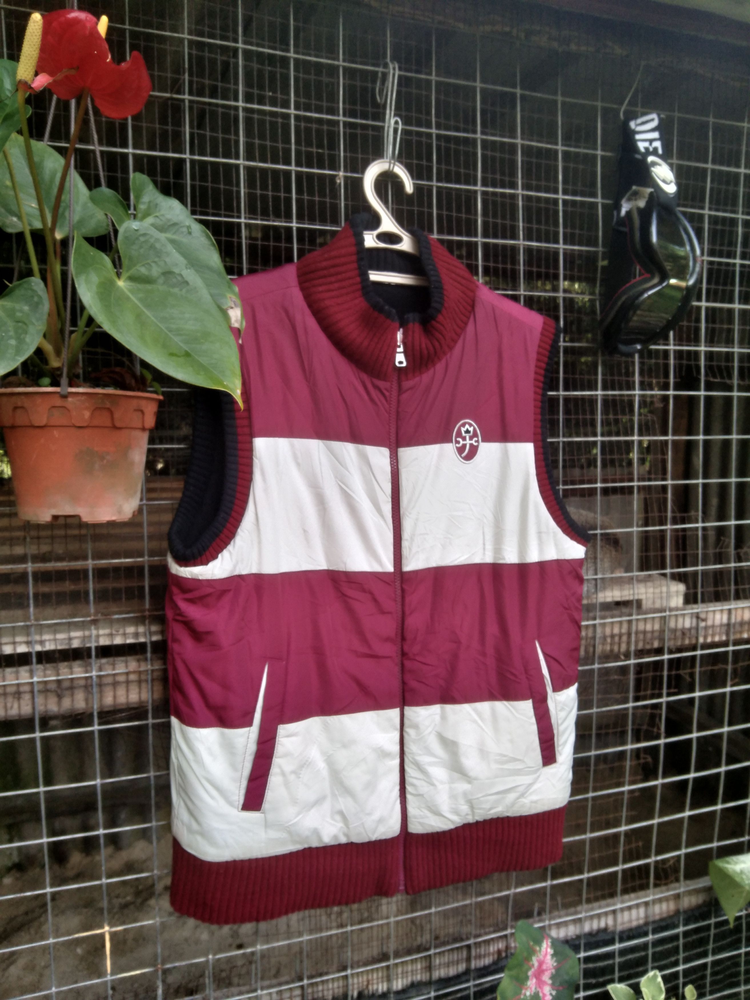 Designer × Jean Charles De Castelbajac REVERSIBLE KNIT SWEATER VEST JACKET Size US M / EU 48-50 / 2 - 4 Thumbnail