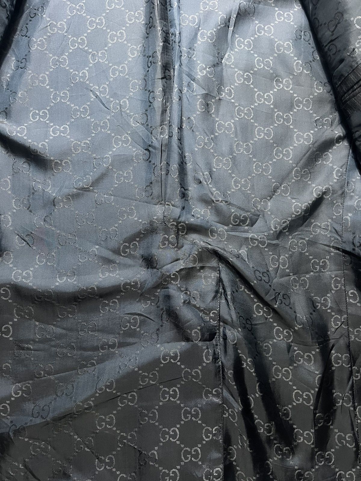 Gucci × Tom Ford Gucci - Tom Ford Monogram Lining Blazer Size 50R - 4 Thumbnail
