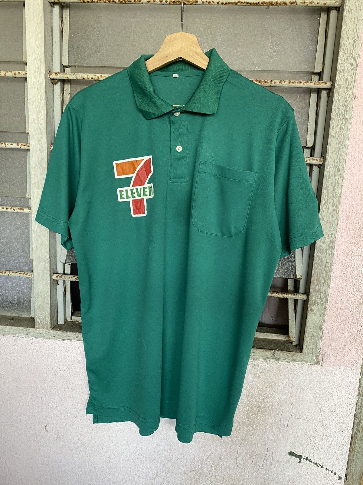 Japanese Brand × Vintage 7eleven polo shirts Size US L / EU 52-54 / 3 - 4 Thumbnail