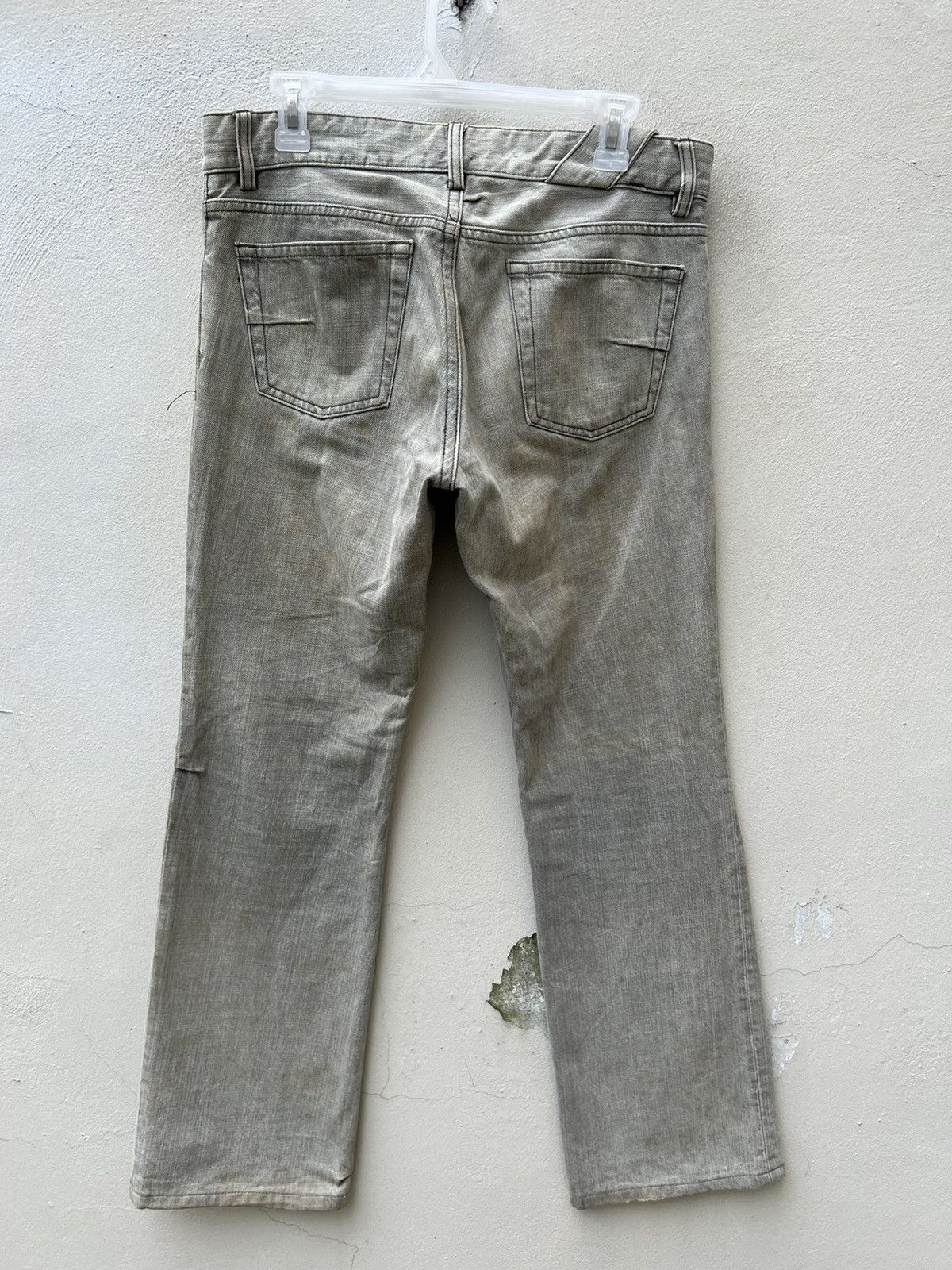 Vintage A.A.R Against All Risks Ageing Mud Stains Denim Jeans Size US 32 / EU 48 - 15 Thumbnail