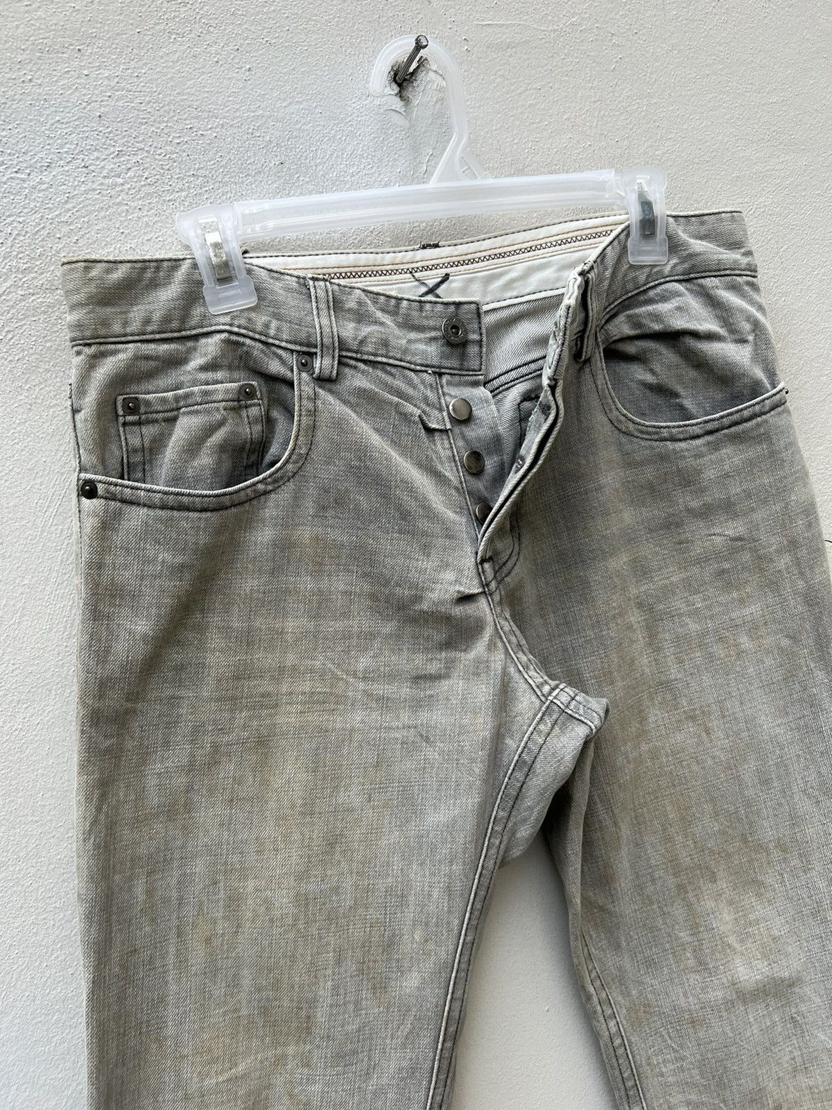 Vintage A.A.R Against All Risks Ageing Mud Stains Denim Jeans Size US 32 / EU 48 - 9 Thumbnail