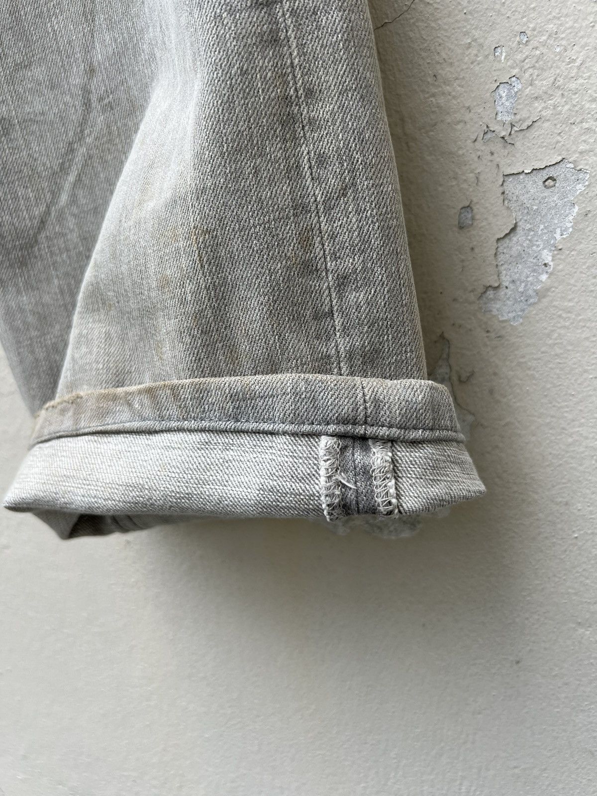 Vintage A.A.R Against All Risks Ageing Mud Stains Denim Jeans Size US 32 / EU 48 - 20 Thumbnail