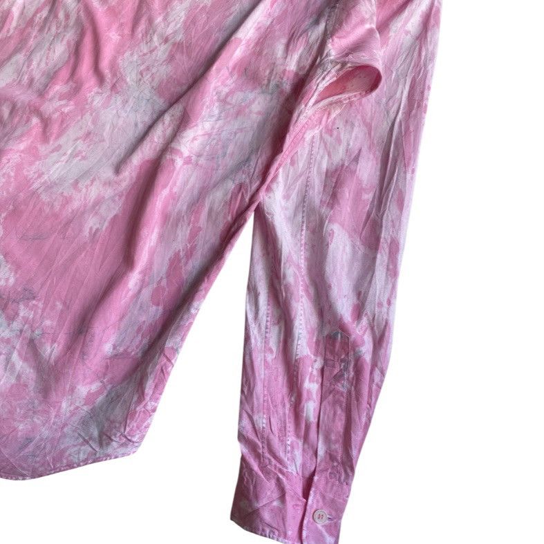 Comme des Garcons SS18 Runway Pink Hand Painted Shirt Size US S / EU 44-46 / 1 - 8 Thumbnail