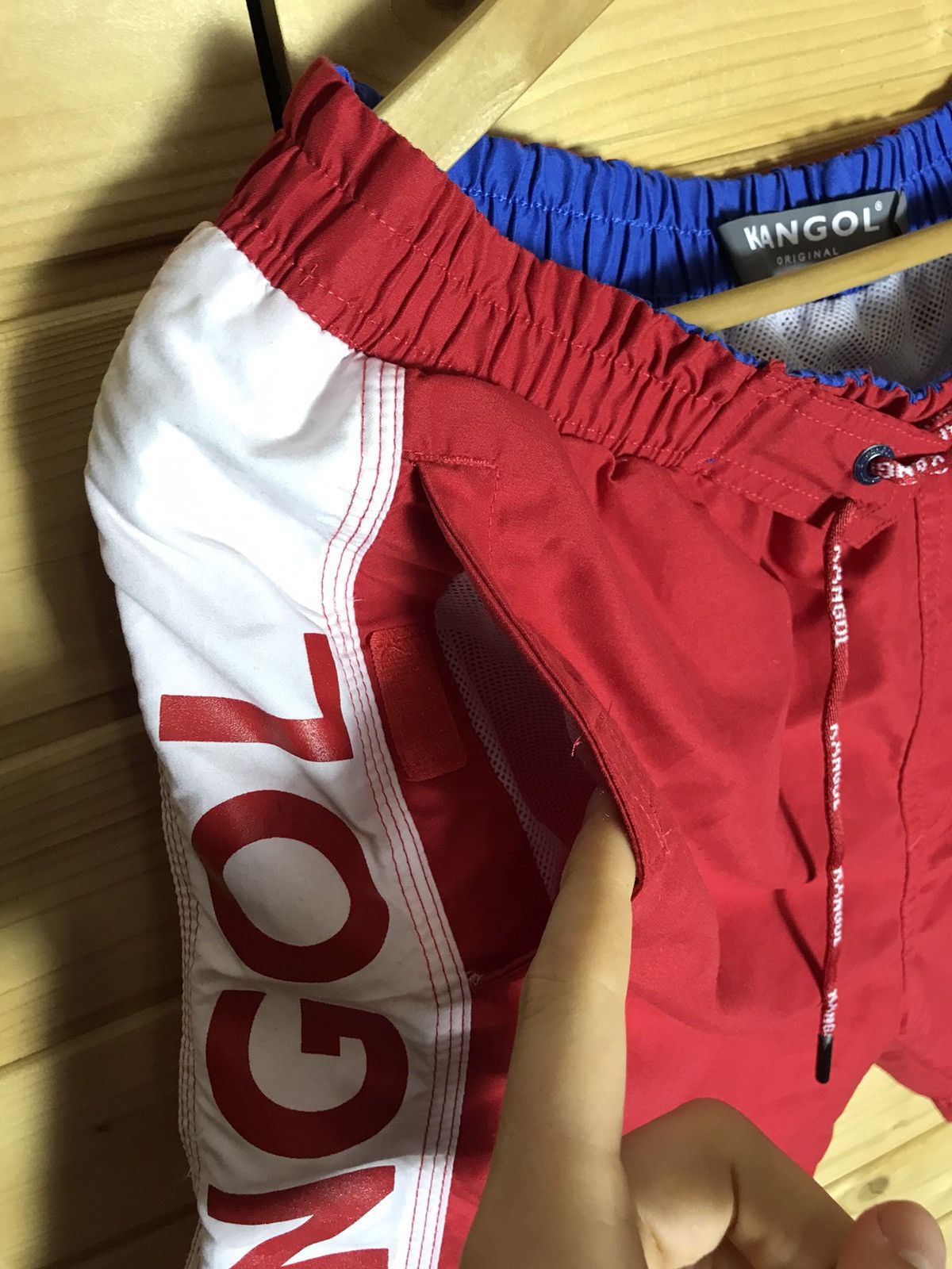 Vintage Kangol big logo shorts Size US 34 / EU 50 - 4 Thumbnail