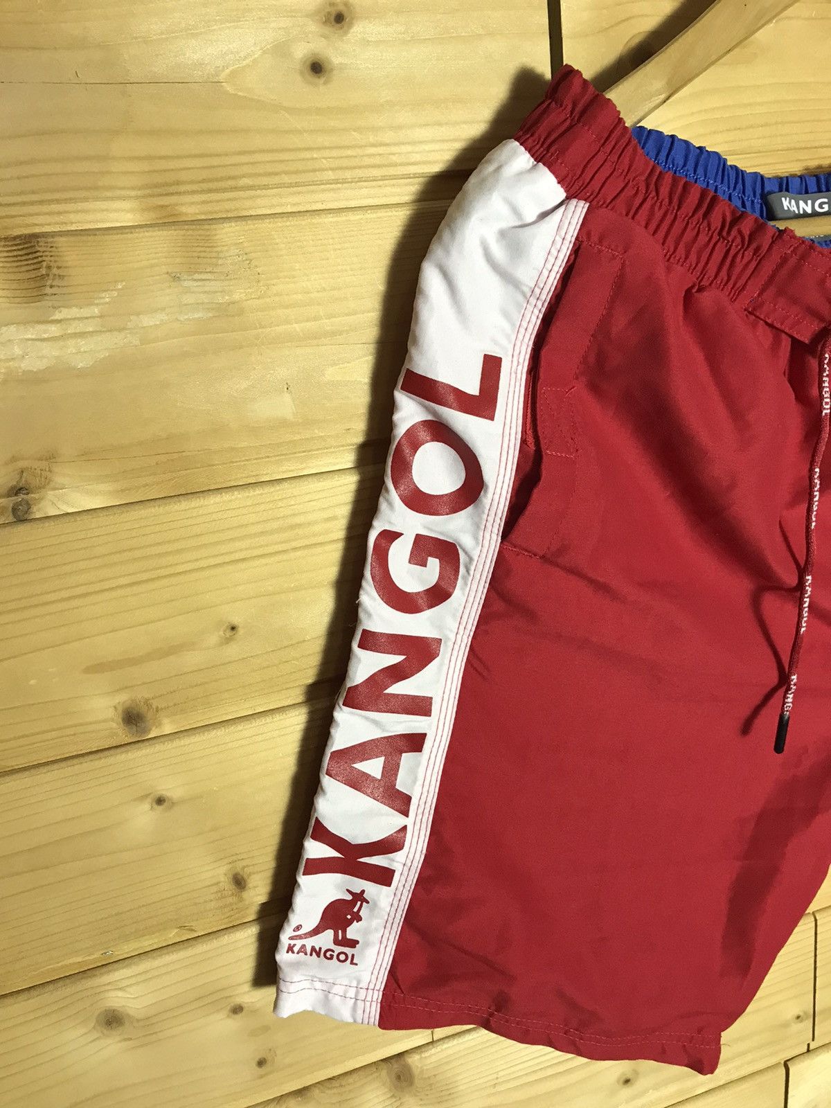 Vintage Kangol big logo shorts Size US 34 / EU 50 - 2 Thumbnail