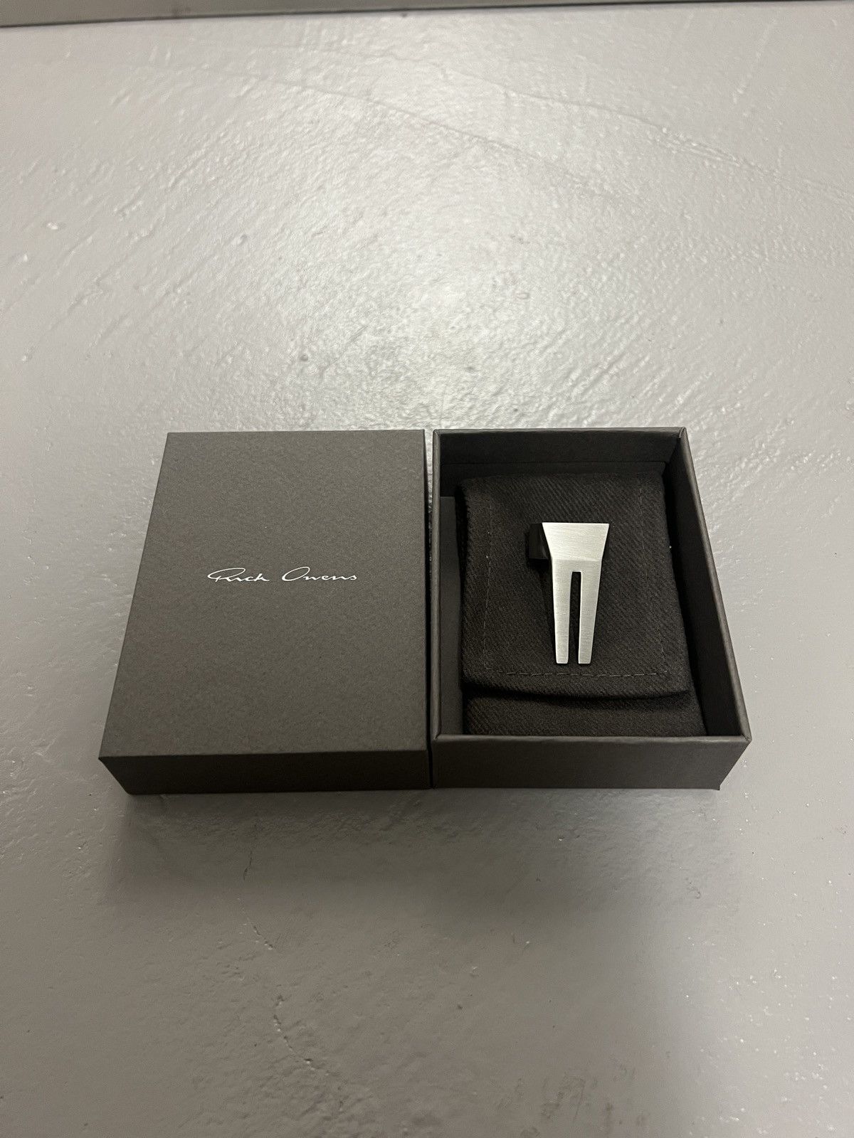 Rick Owens Silver Ring size 56 FW22 Strobe Size ONE SIZE - 4 Thumbnail