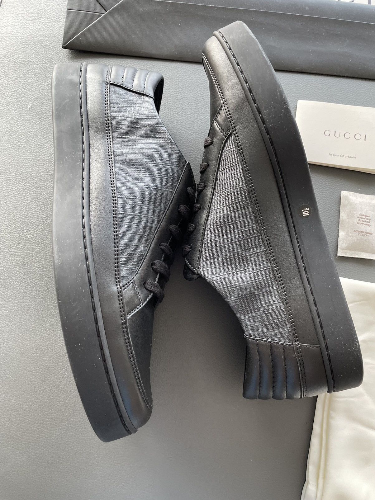 Gucci Rare Limited Edition Gucci Supreme Leather Low Top Sneakers Size US 11 / EU 44 - 11 Thumbnail