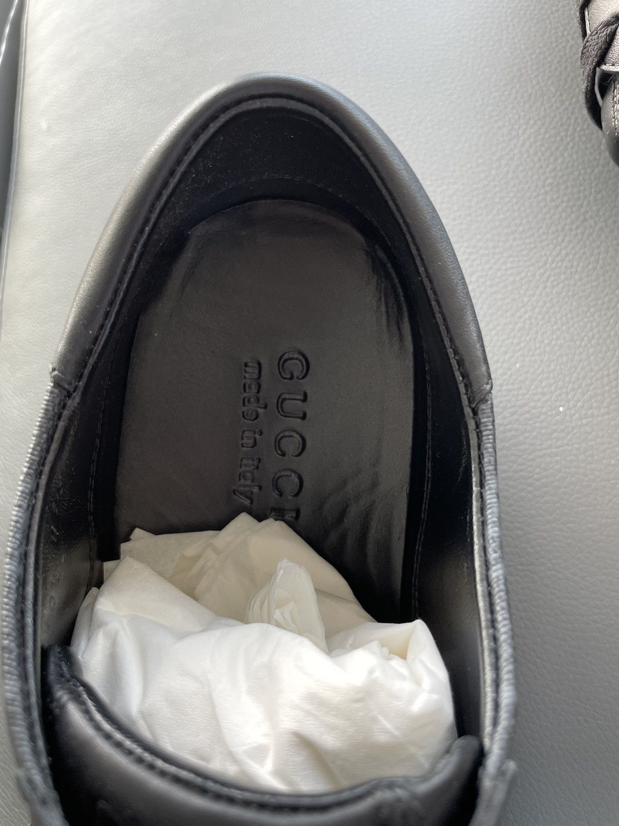 Gucci Rare Limited Edition Gucci Supreme Leather Low Top Sneakers Size US 11 / EU 44 - 12 Thumbnail