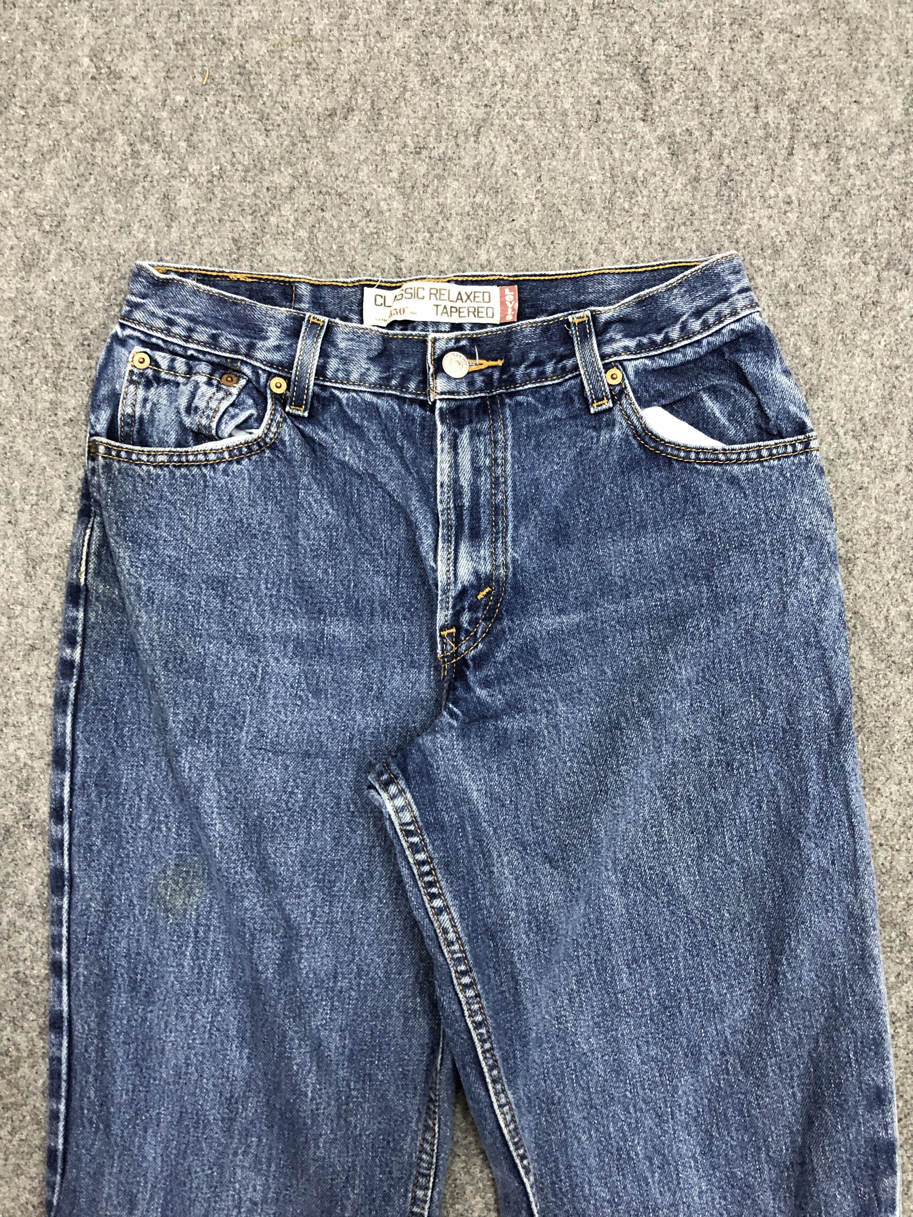 Levi's Vintage Levis 550 Faded Blue Women Jeans DP1110 Size US 30 / EU 46 - 2 Thumbnail