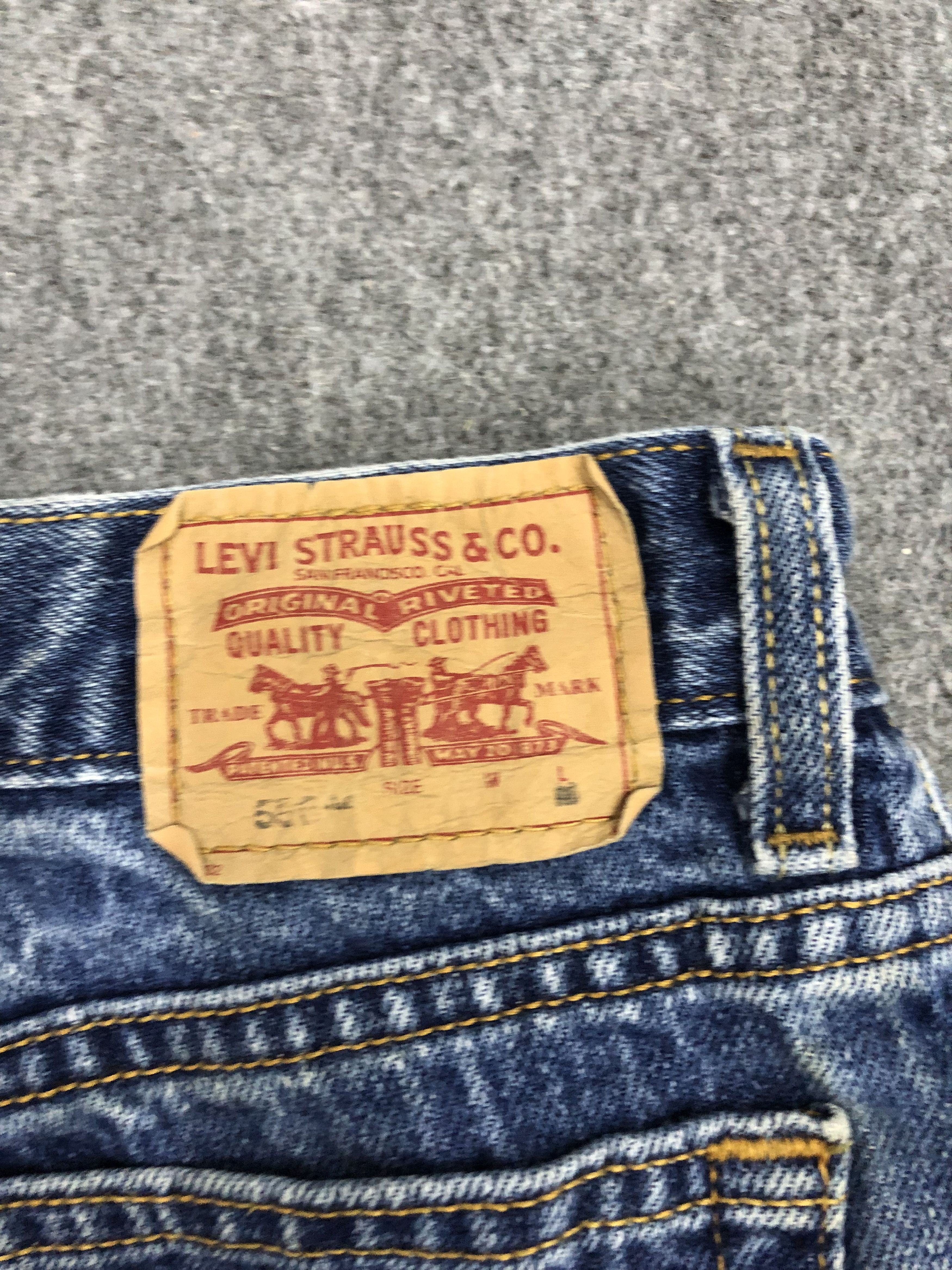 Levi's Vintage Levis 550 Faded Blue Women Jeans DP1110 Size US 30 / EU 46 - 5 Thumbnail