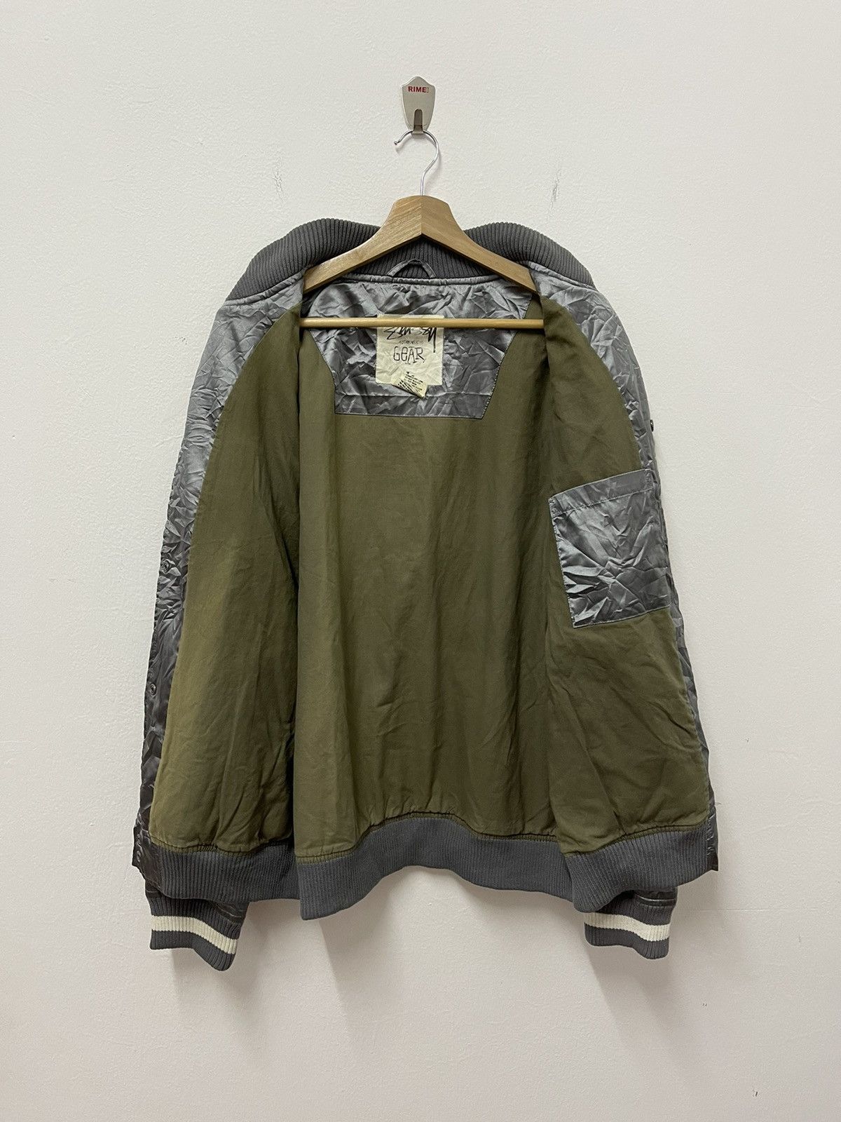 Stussy × Vintage Vintage Stussy Knowledge Is King Satin Jacket Size US L / EU 52-54 / 3 - 9 Thumbnail