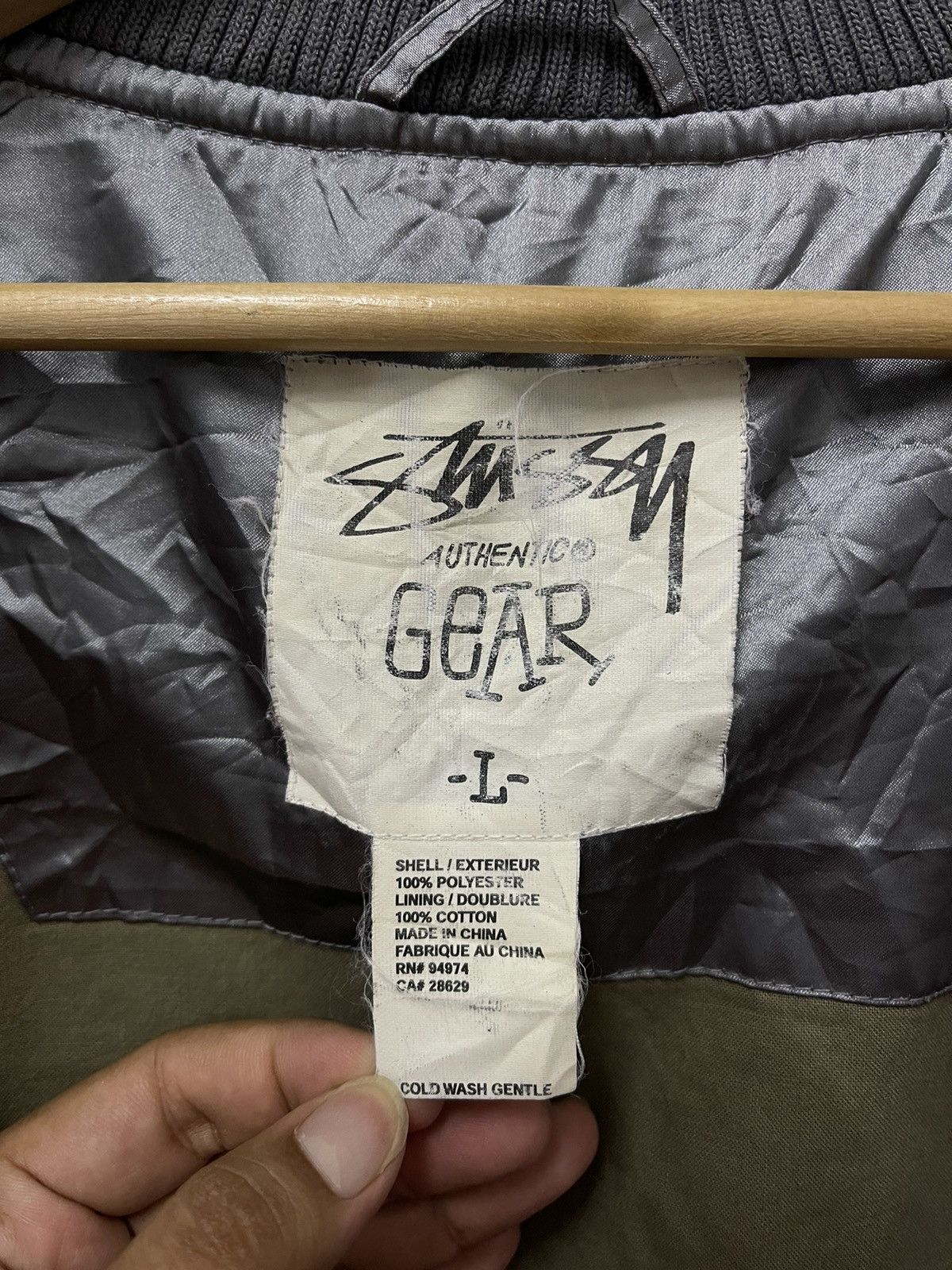 Stussy × Vintage Vintage Stussy Knowledge Is King Satin Jacket Size US L / EU 52-54 / 3 - 12 Thumbnail