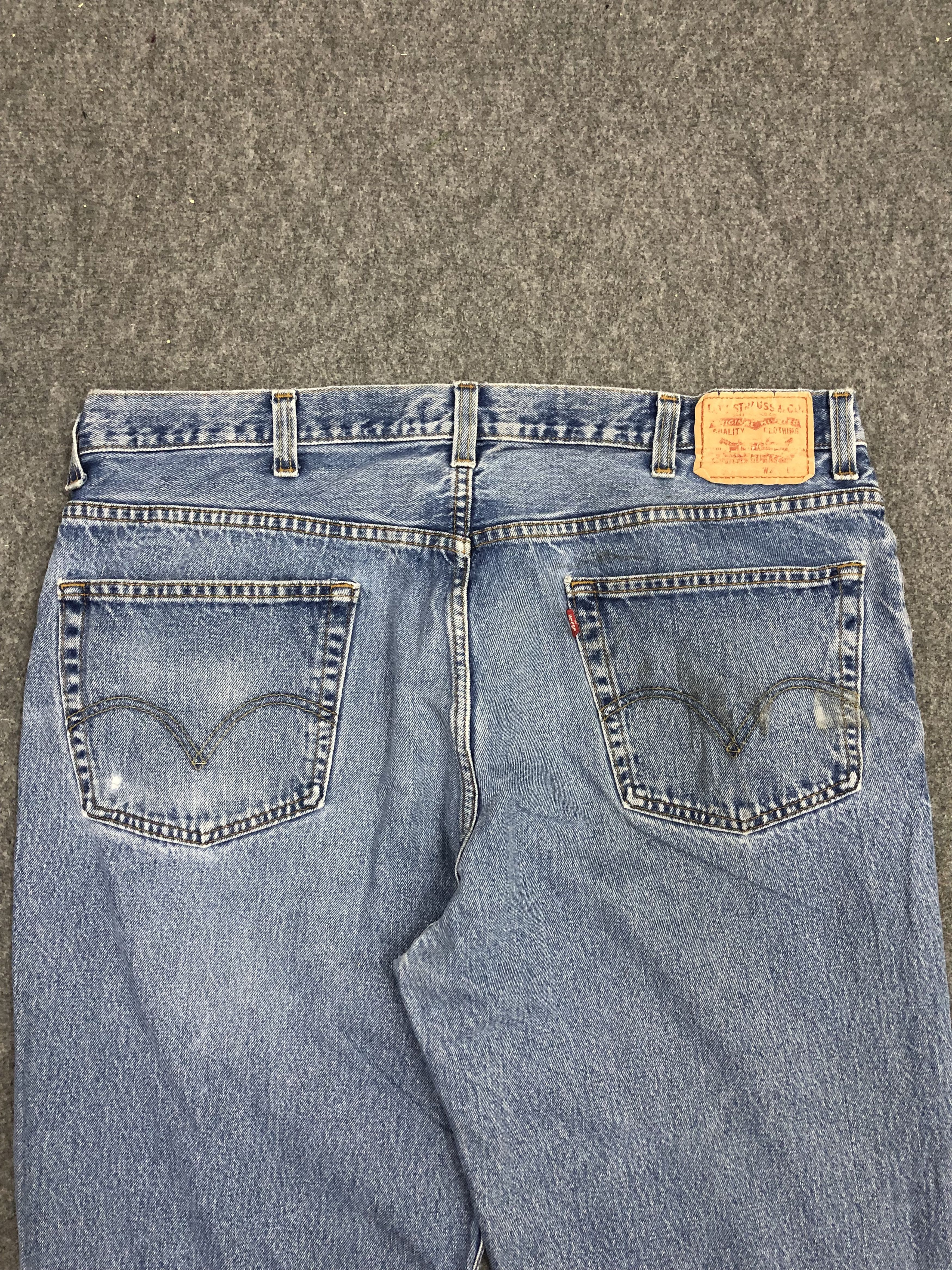 Levi's Vintage Levis 550 Faded Blue Jeans DP1121 Size US 41 - 4 Thumbnail