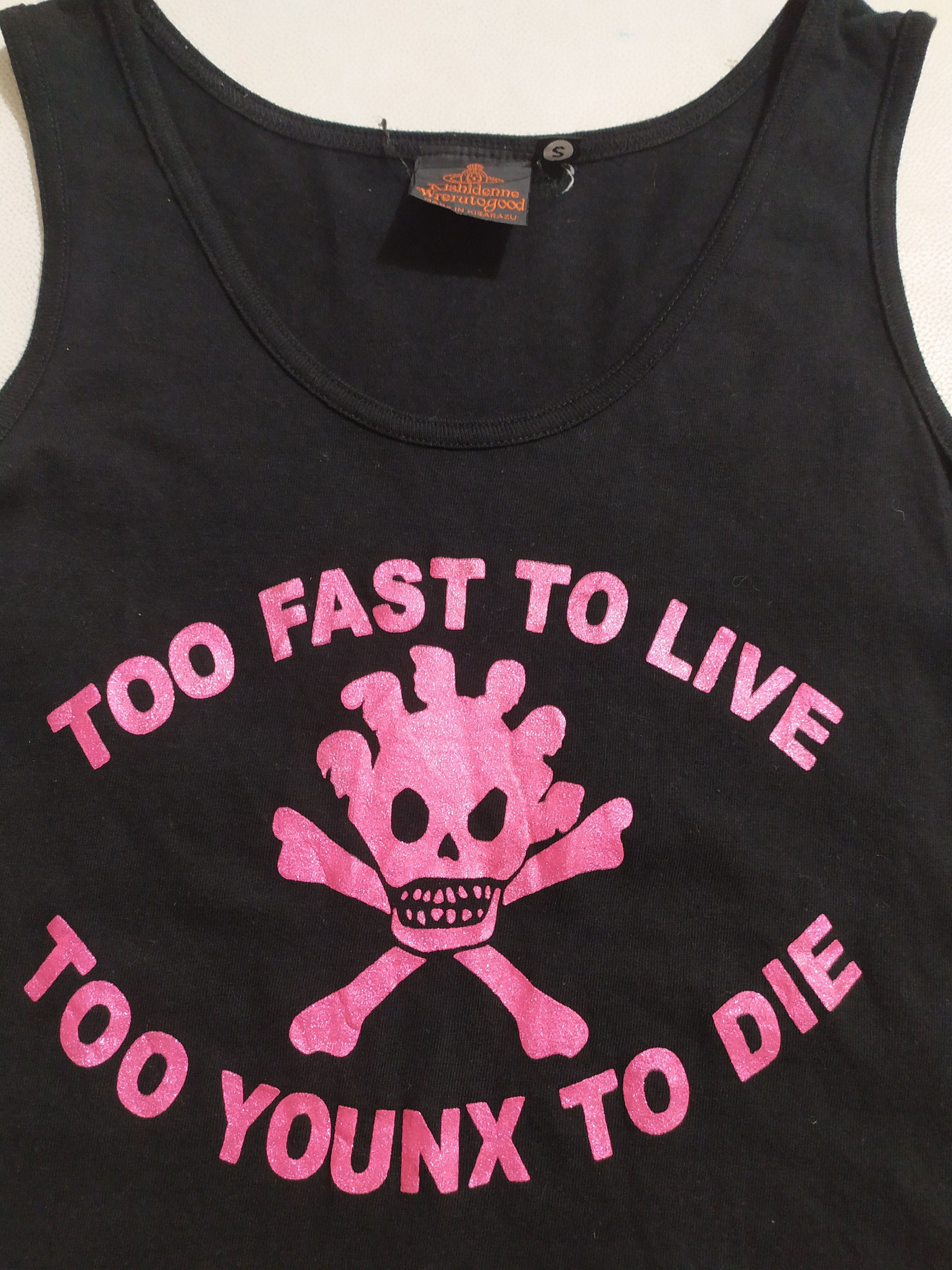 Band Tees 🔥Kishidenne Wrerutogood Sleeveless For Women Punk Size S / US 4 / IT 40 - 2 Thumbnail
