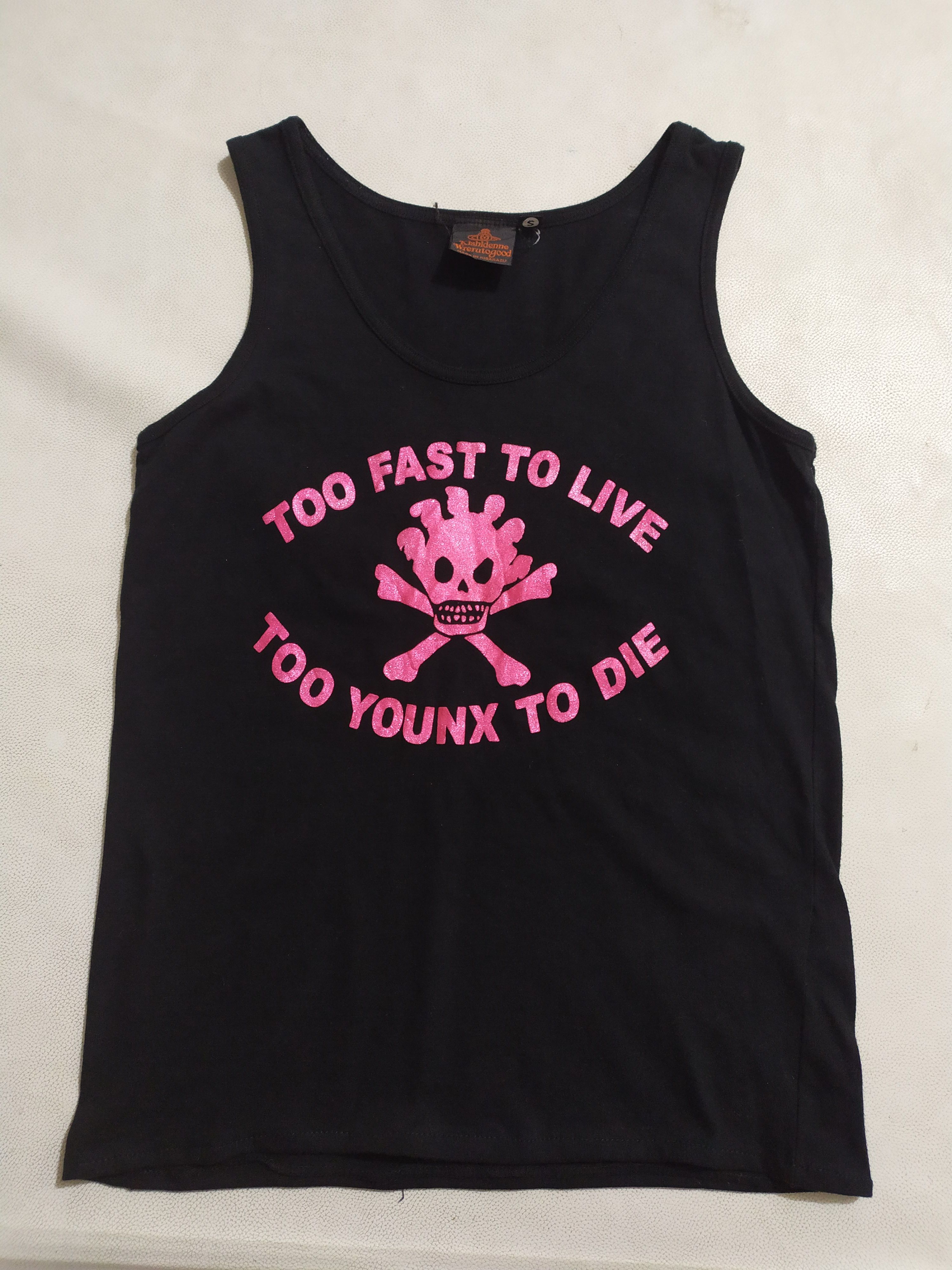 Band Tees 🔥Kishidenne Wrerutogood Sleeveless For Women Punk Size S / US 4 / IT 40 - 1 Thumbnail