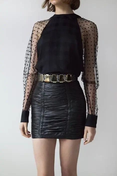 Balmain Leather crystal embellished waist belt Size ONE SIZE - 8 Thumbnail