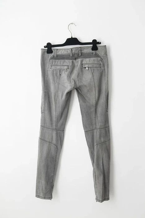 Balmain 2012 grey biker jeans Size 28" / US 6 / IT 42 - 3 Thumbnail