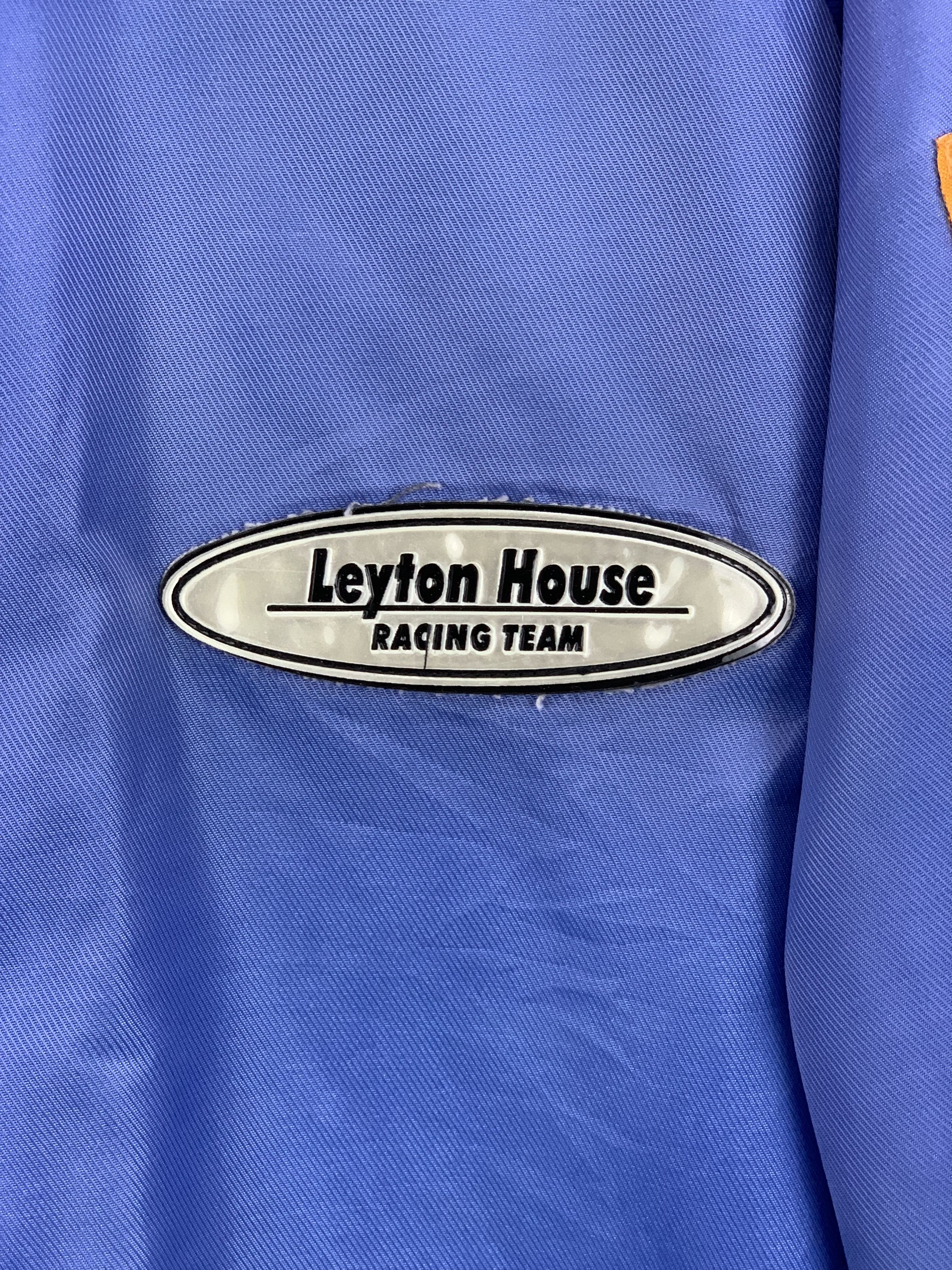 Japanese Brand Vintage Leyton House Racing Team Fleece Hooded Jacket J0990 Size US M / EU 48-50 / 2 - 7 Thumbnail