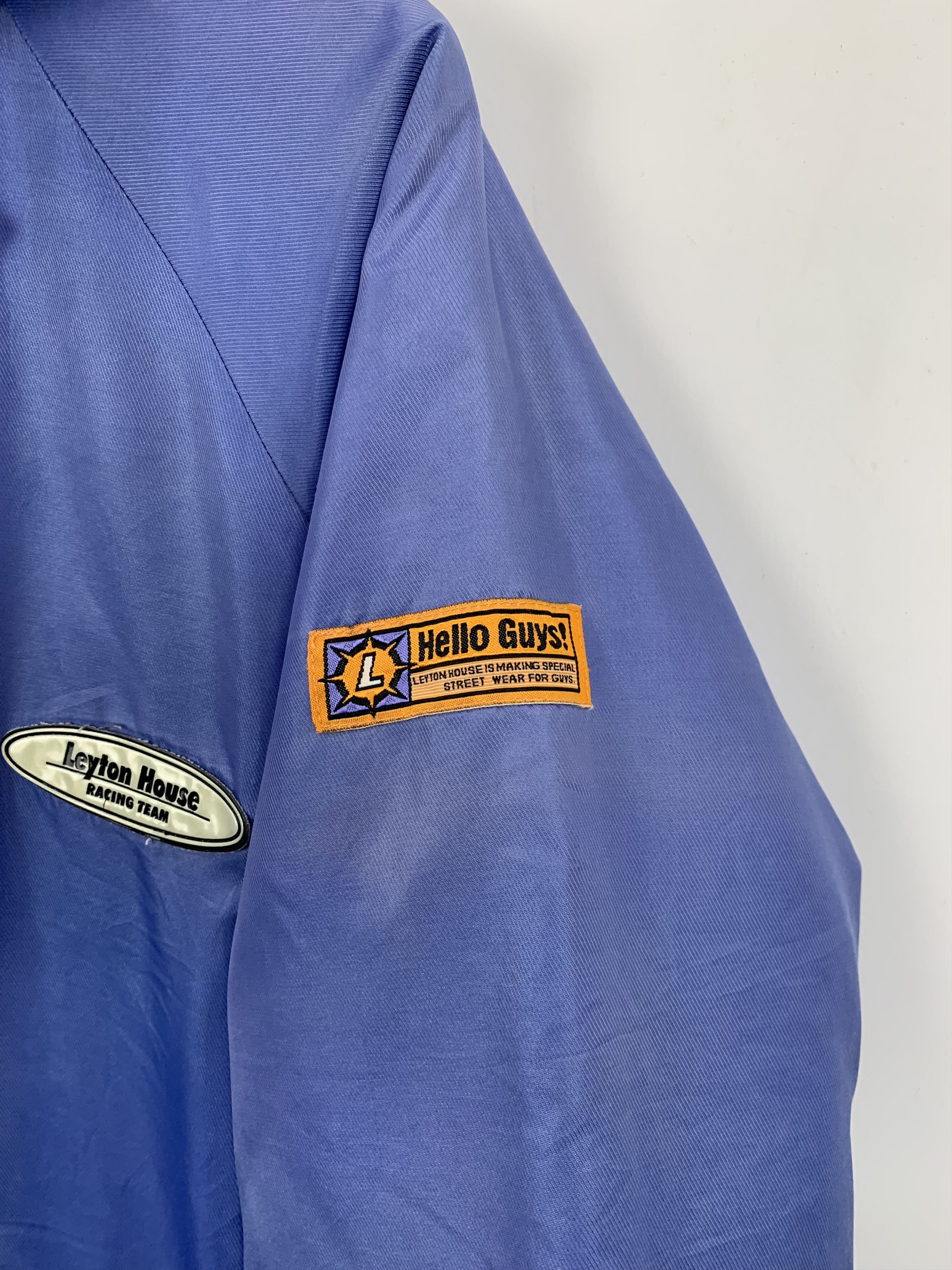 Japanese Brand Vintage Leyton House Racing Team Fleece Hooded Jacket J0990 Size US M / EU 48-50 / 2 - 6 Thumbnail