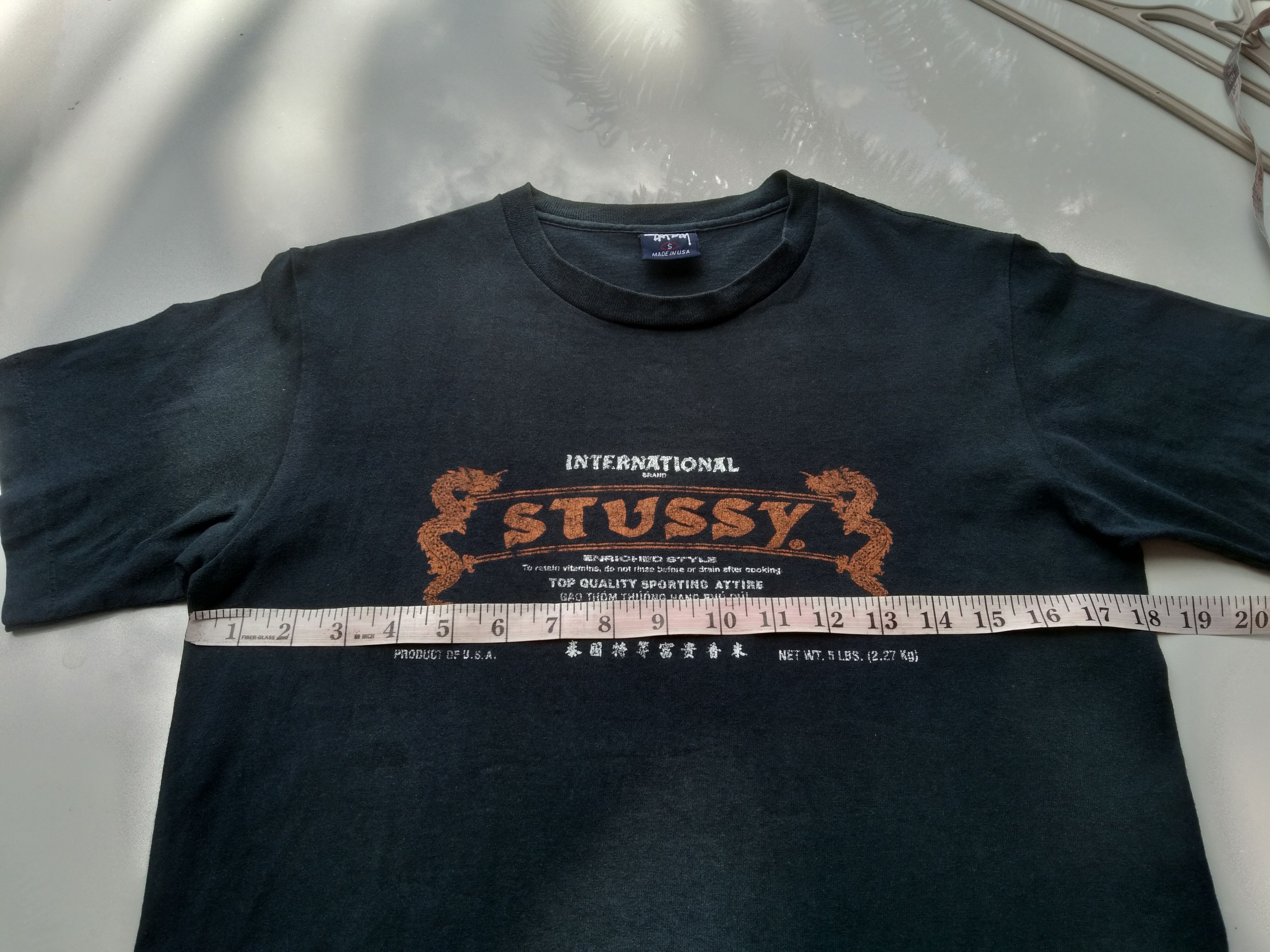 Stussy × Vintage VINTAGE INTERNATIONAL STUSSY T-SHIRT Size US S / EU 44-46 / 1 - 7 Thumbnail