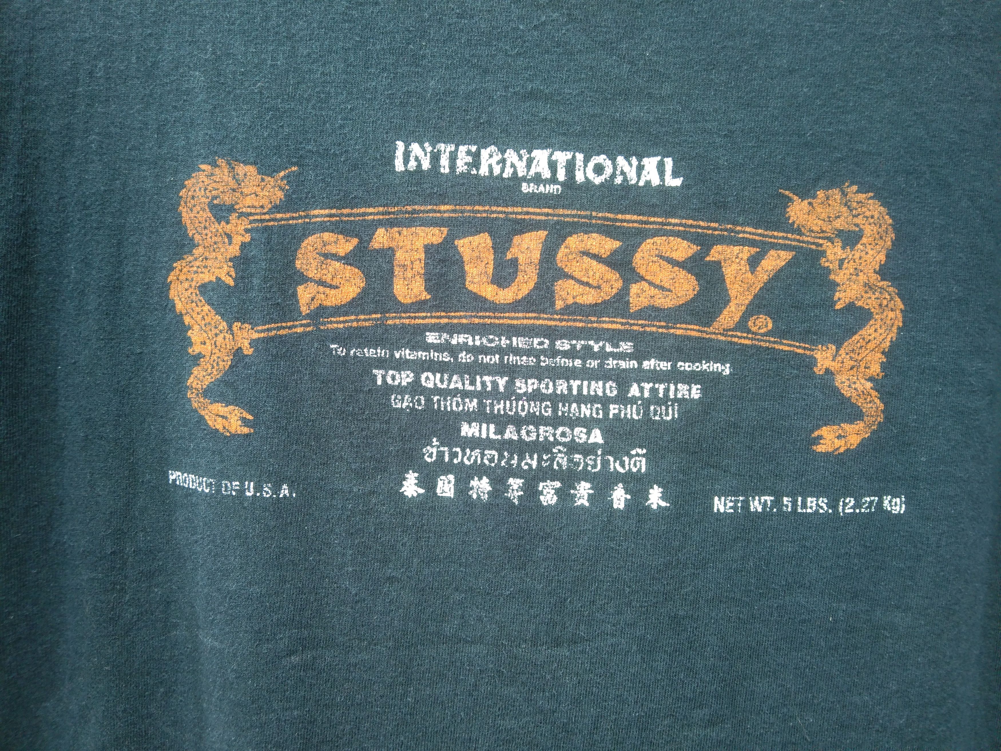 Stussy × Vintage VINTAGE INTERNATIONAL STUSSY T-SHIRT Size US S / EU 44-46 / 1 - 3 Thumbnail