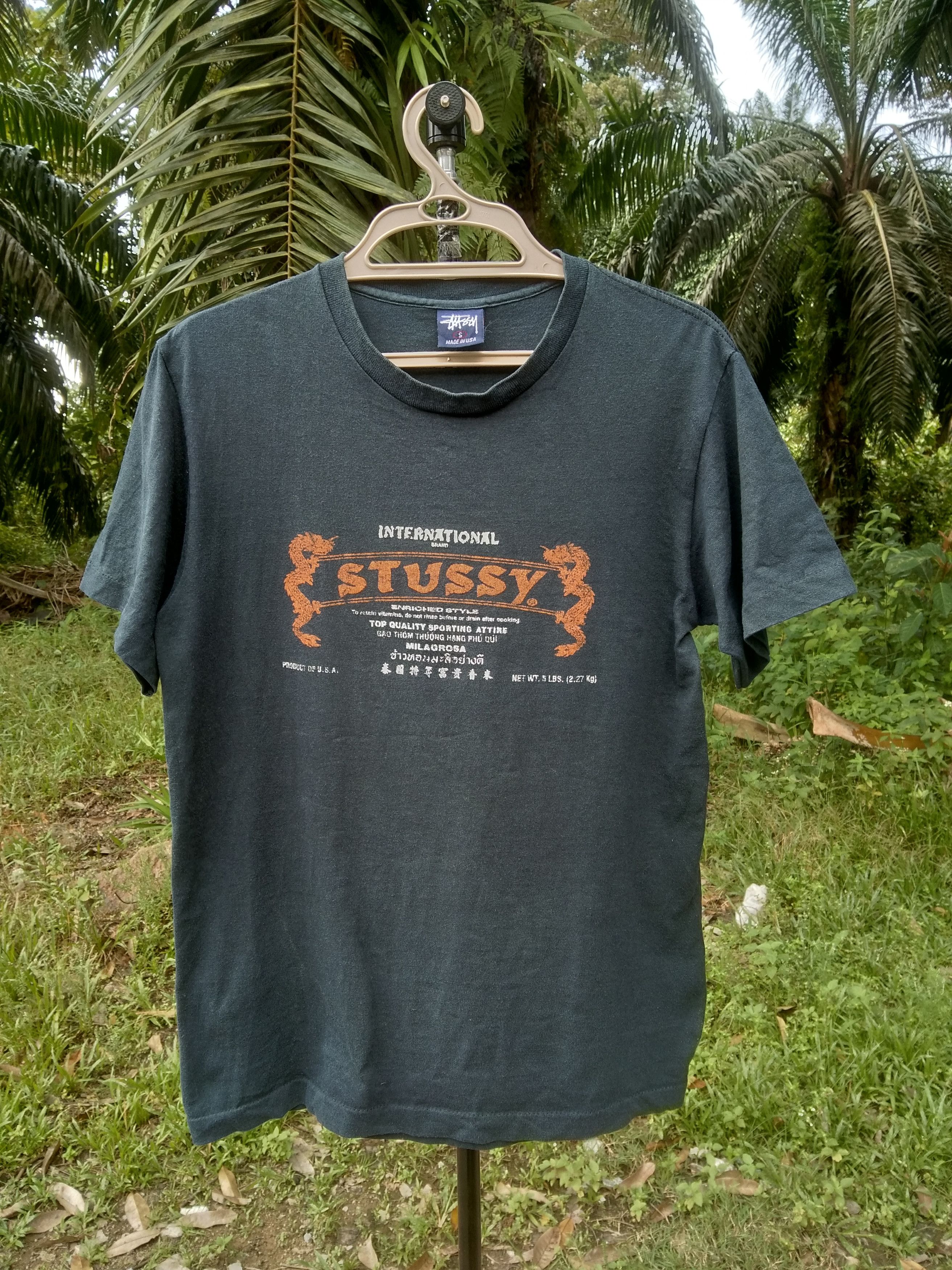 Stussy × Vintage VINTAGE INTERNATIONAL STUSSY T-SHIRT Size US S / EU 44-46 / 1 - 10 Thumbnail