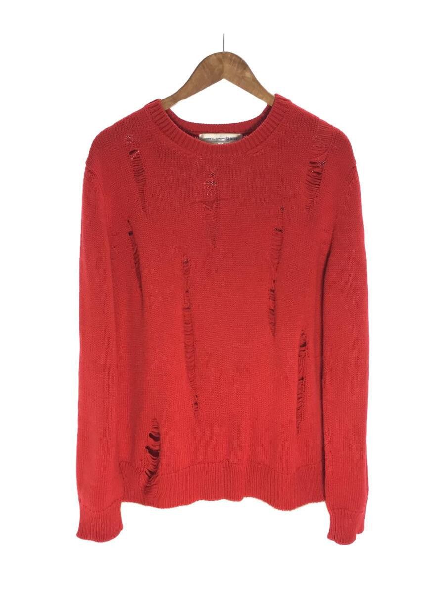 Comme des Garcons × Comme des Garcons SHIRT Rare Distressed Blow Out Knit Sweater Size US M / EU 48-50 / 2 - 1 Thumbnail