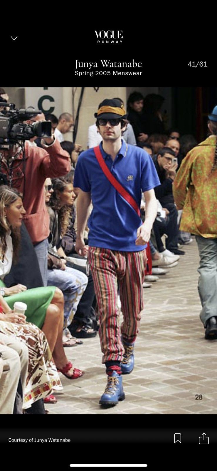 Junya Watanabe SS05 Native Stripes Patchwork Drop Crotch Pants Navajo Scab Size US 32 / EU 48 - 9 Thumbnail