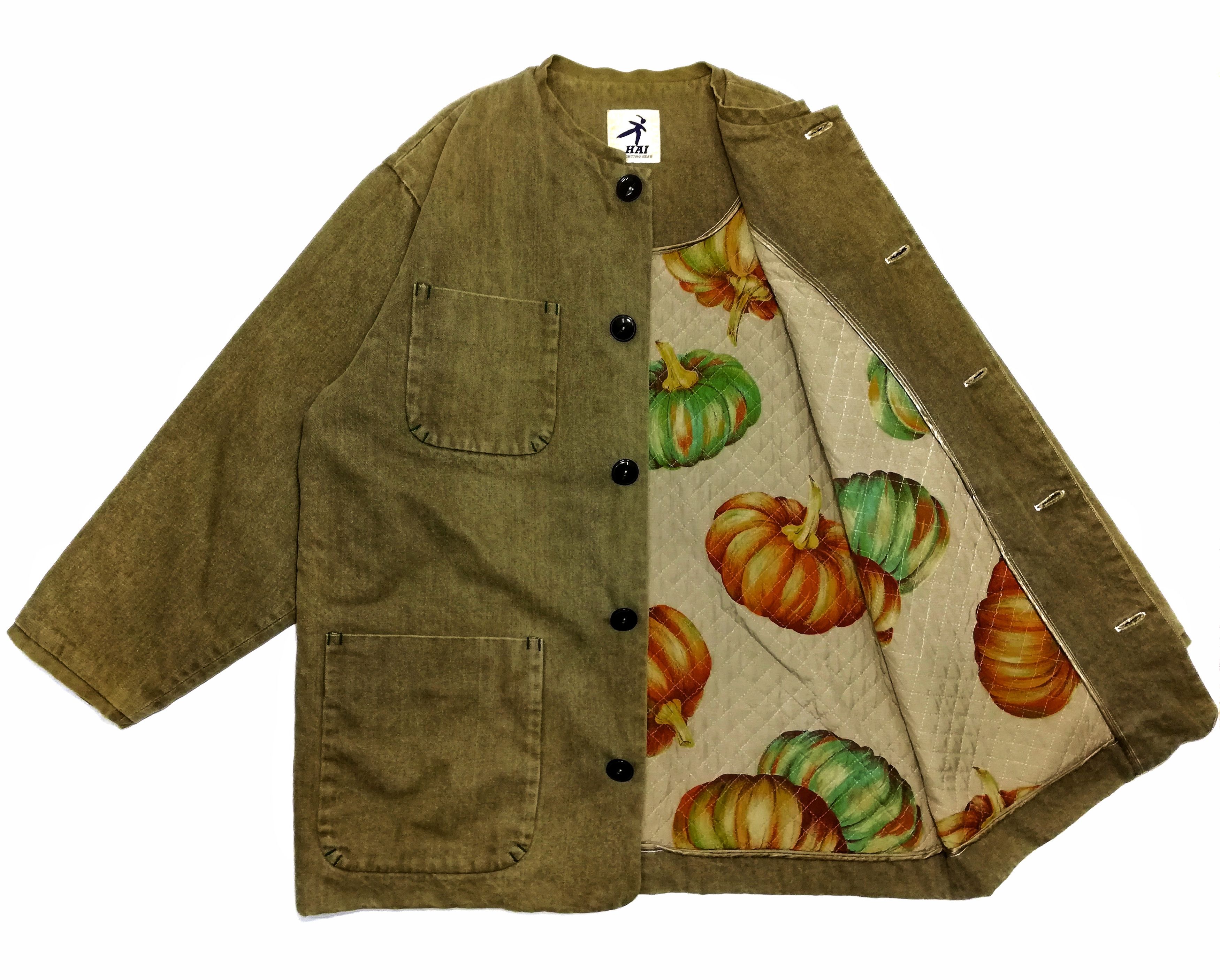 Pre-owned Issey Miyake Dope Hsg Design Denim Worker Multipocket Jacket In Beige