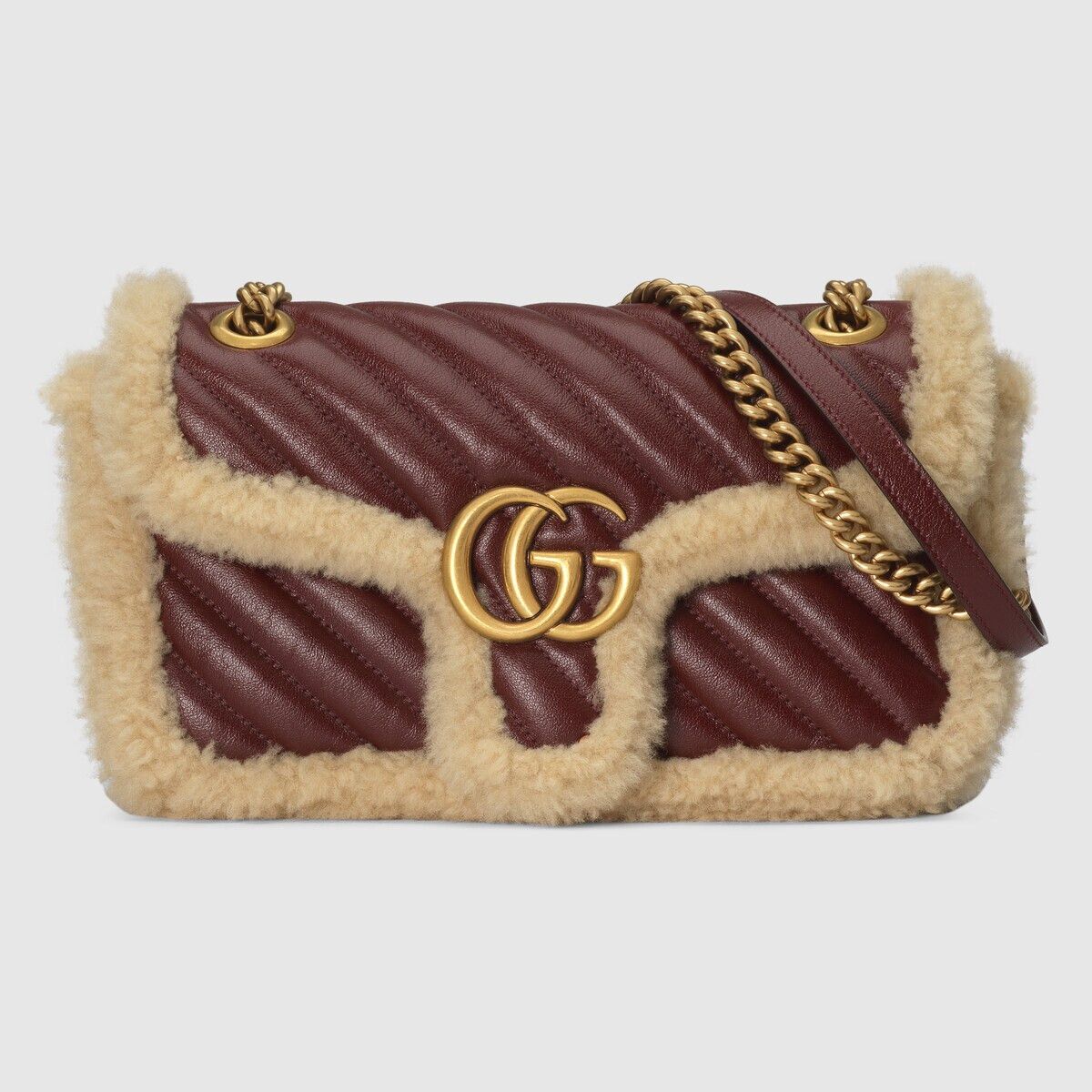 hot gucci bag shoulder marmont monogram 739166 daaah 2754