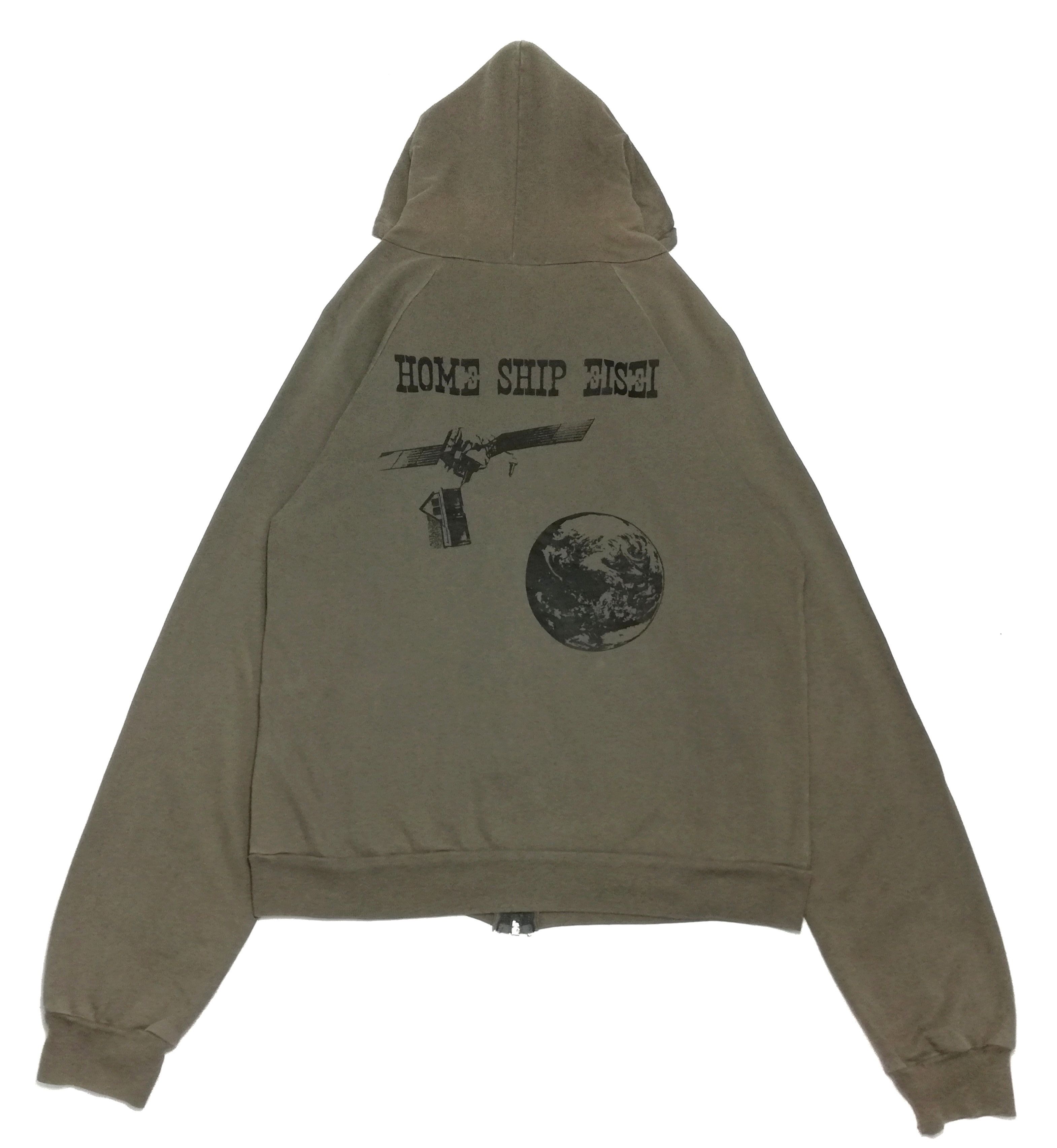 image of Made In USA x Rock Band Japan Alternative Rock Bump Of Chicken Hoodie Sweatshirt in Grey (Size Medi