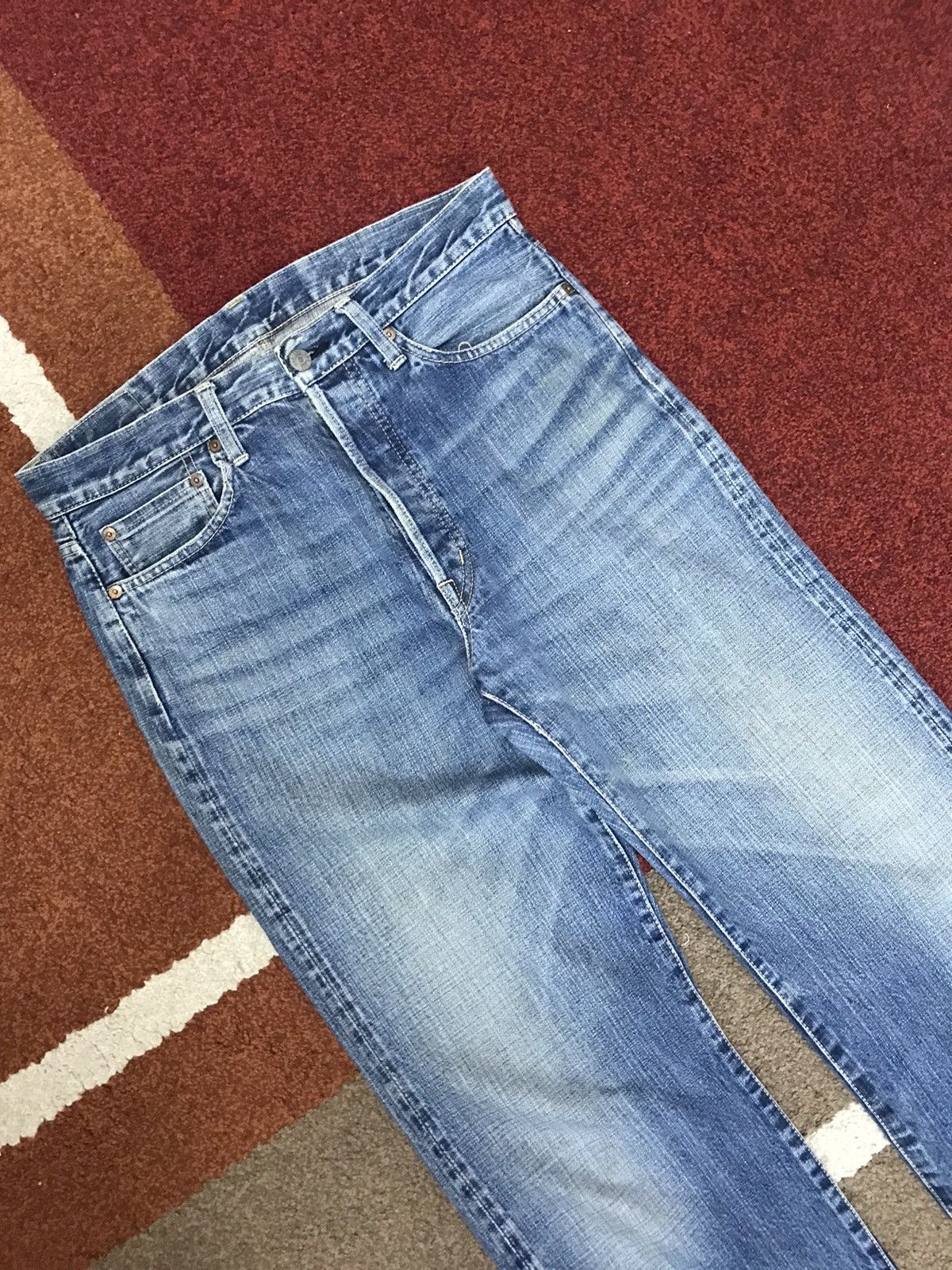 Japanese Brand Vintage Omnigod Japan Osaka Selvedge Jeans Size US 32 / EU 48 - 2 Thumbnail