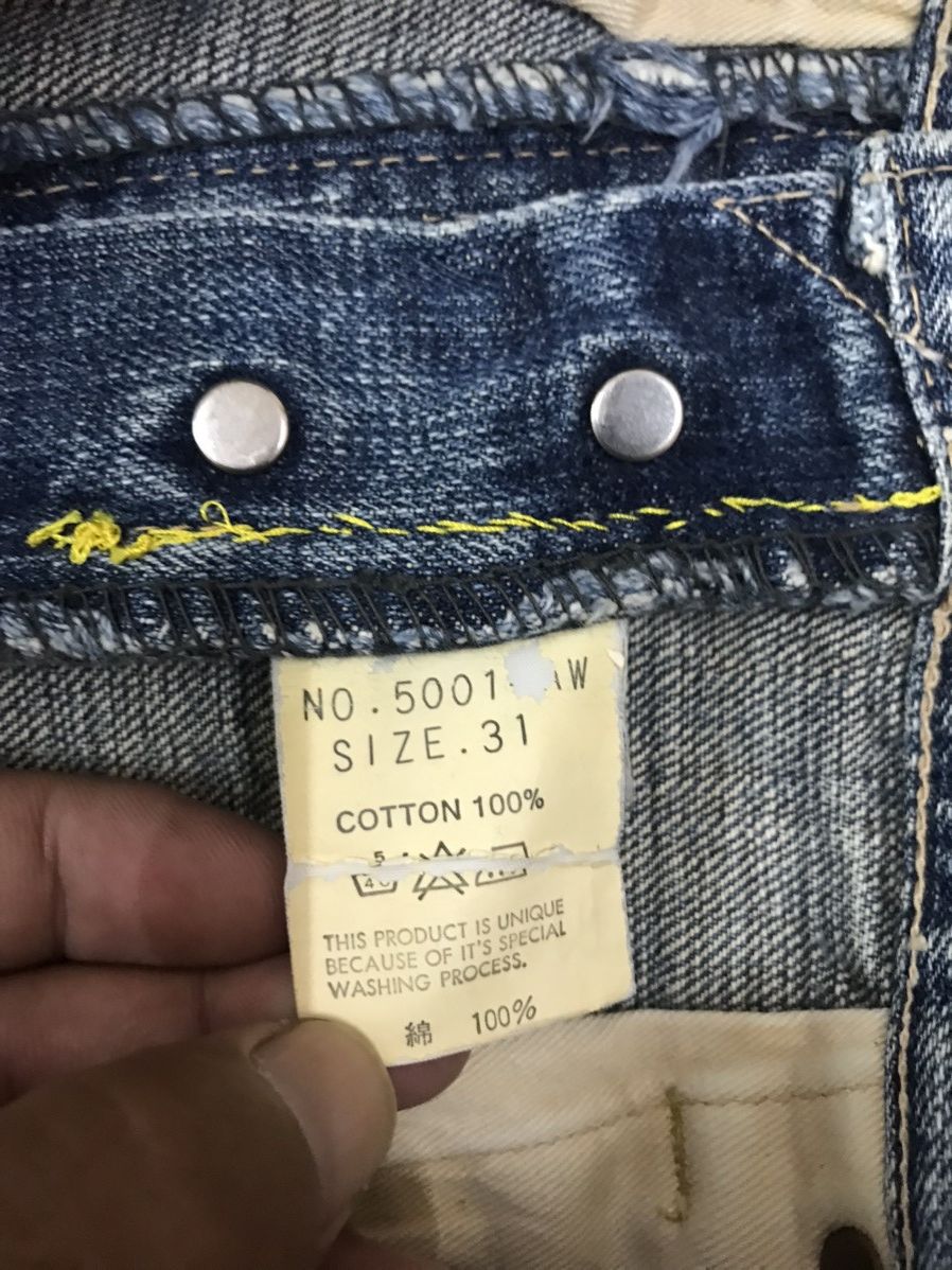Japanese Brand Vintage Omnigod Japan Osaka Selvedge Jeans Size US 32 / EU 48 - 18 Thumbnail