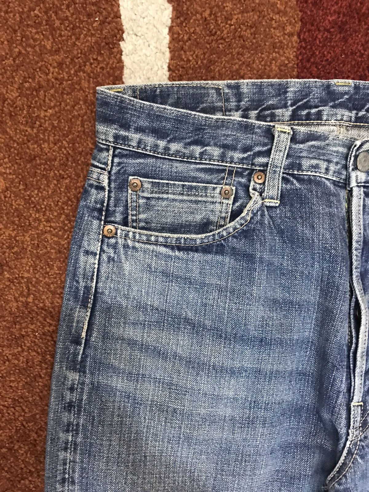 Japanese Brand Vintage Omnigod Japan Osaka Selvedge Jeans Size US 32 / EU 48 - 7 Thumbnail