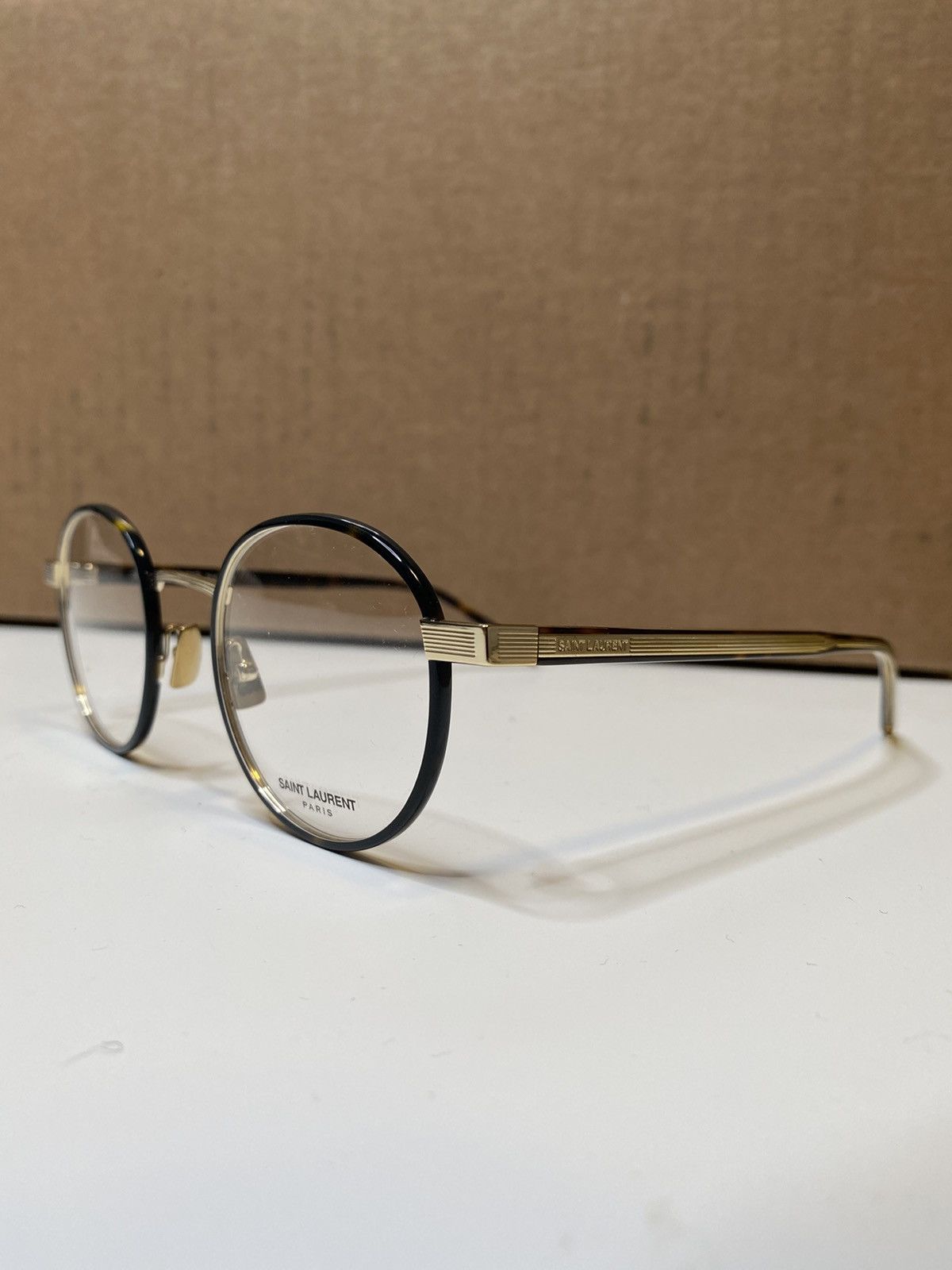 Saint Laurent Paris × Vintage NEW Saint Laurent SL125 Round Vintage Style Eyeglass Size ONE SIZE - 3 Thumbnail