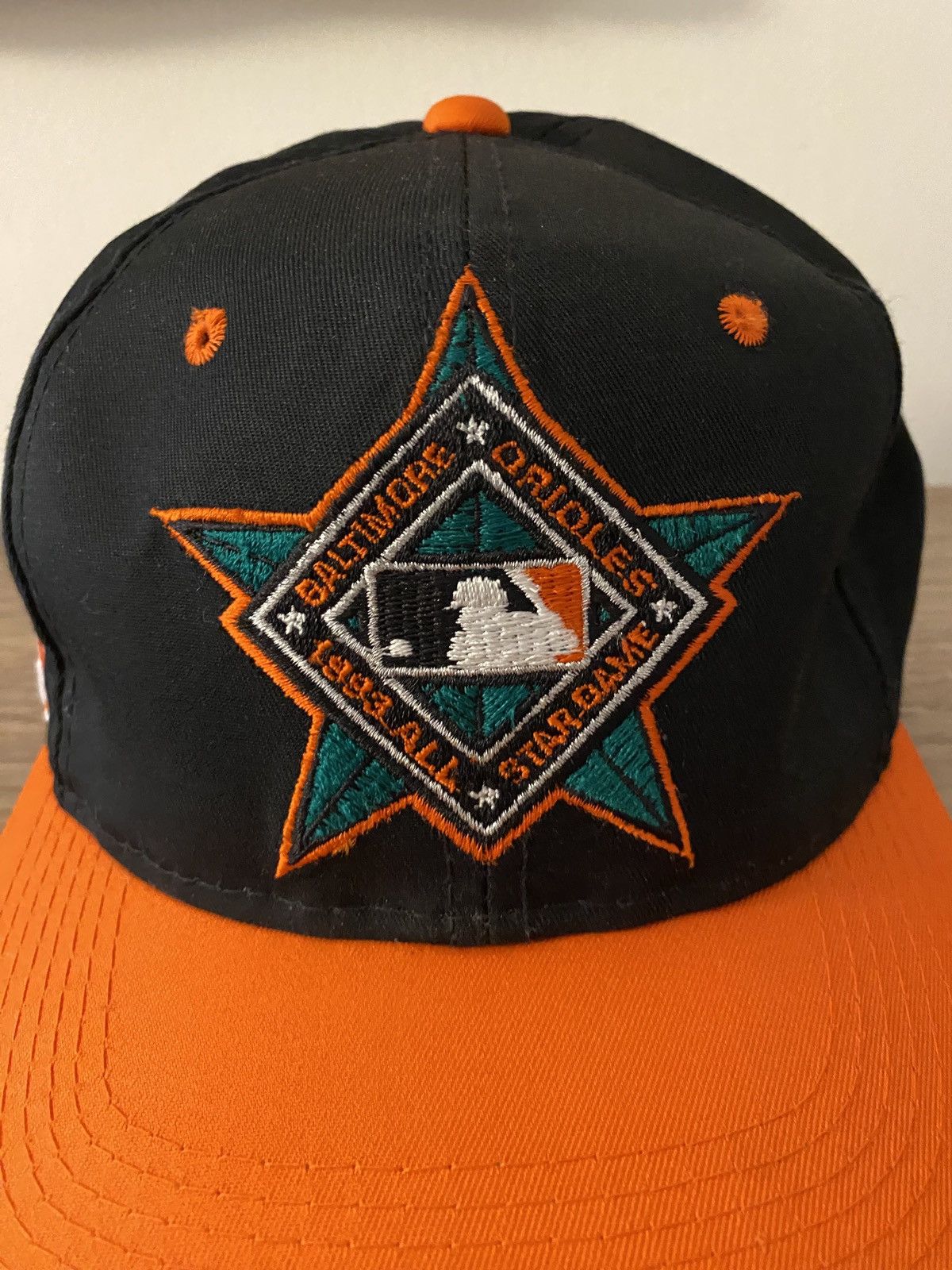 MLB Vintage 1993 Baltimore Orioles All-Star Game Snap Back Hat Size ONE SIZE - 2 Thumbnail