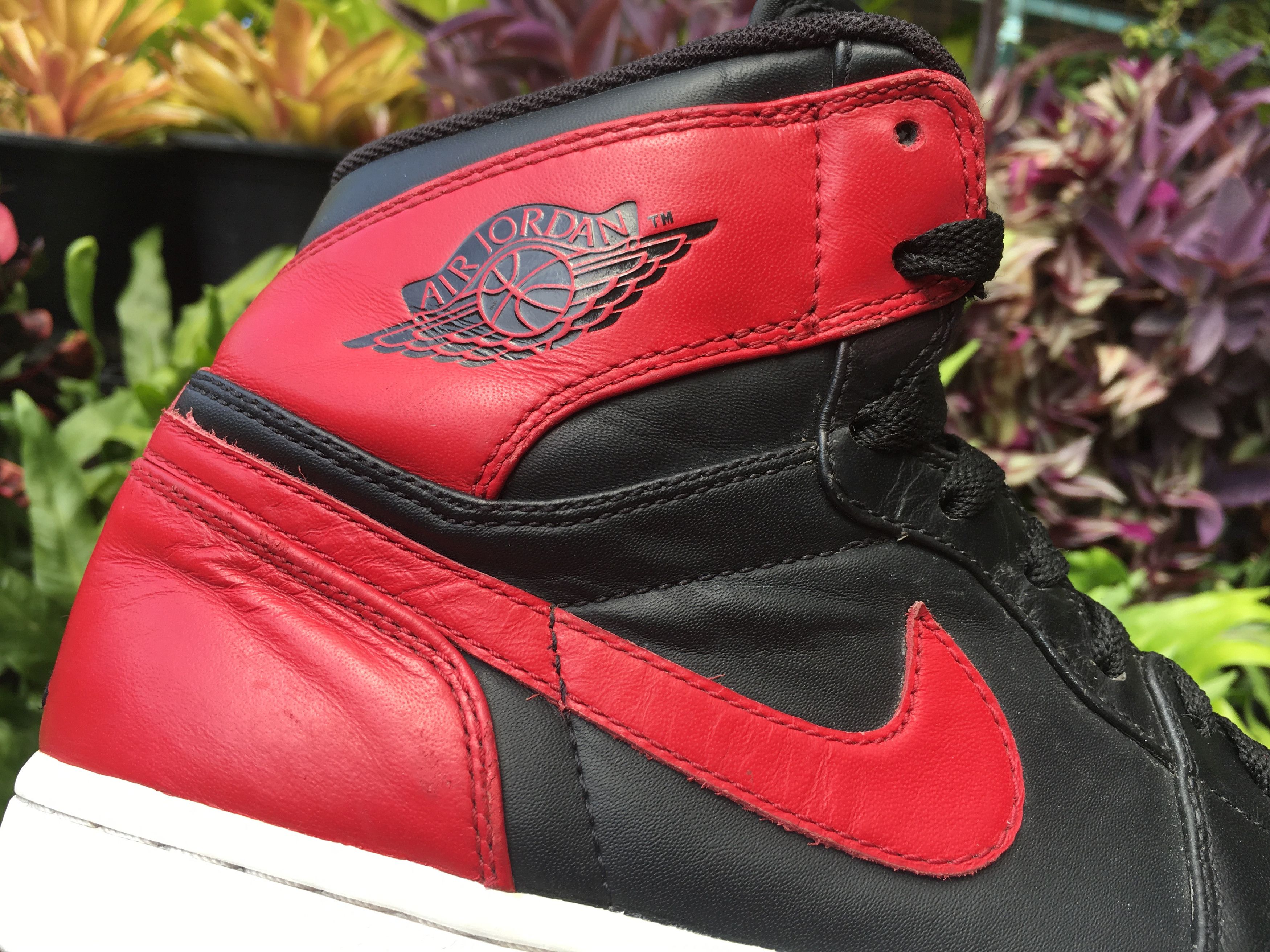 Jordan Brand × Nike 🔥 Nike Air Jordan 1 High Retro Bred DMP Chicago Bulls 2009 Size US 10 / EU 43 - 16 Thumbnail
