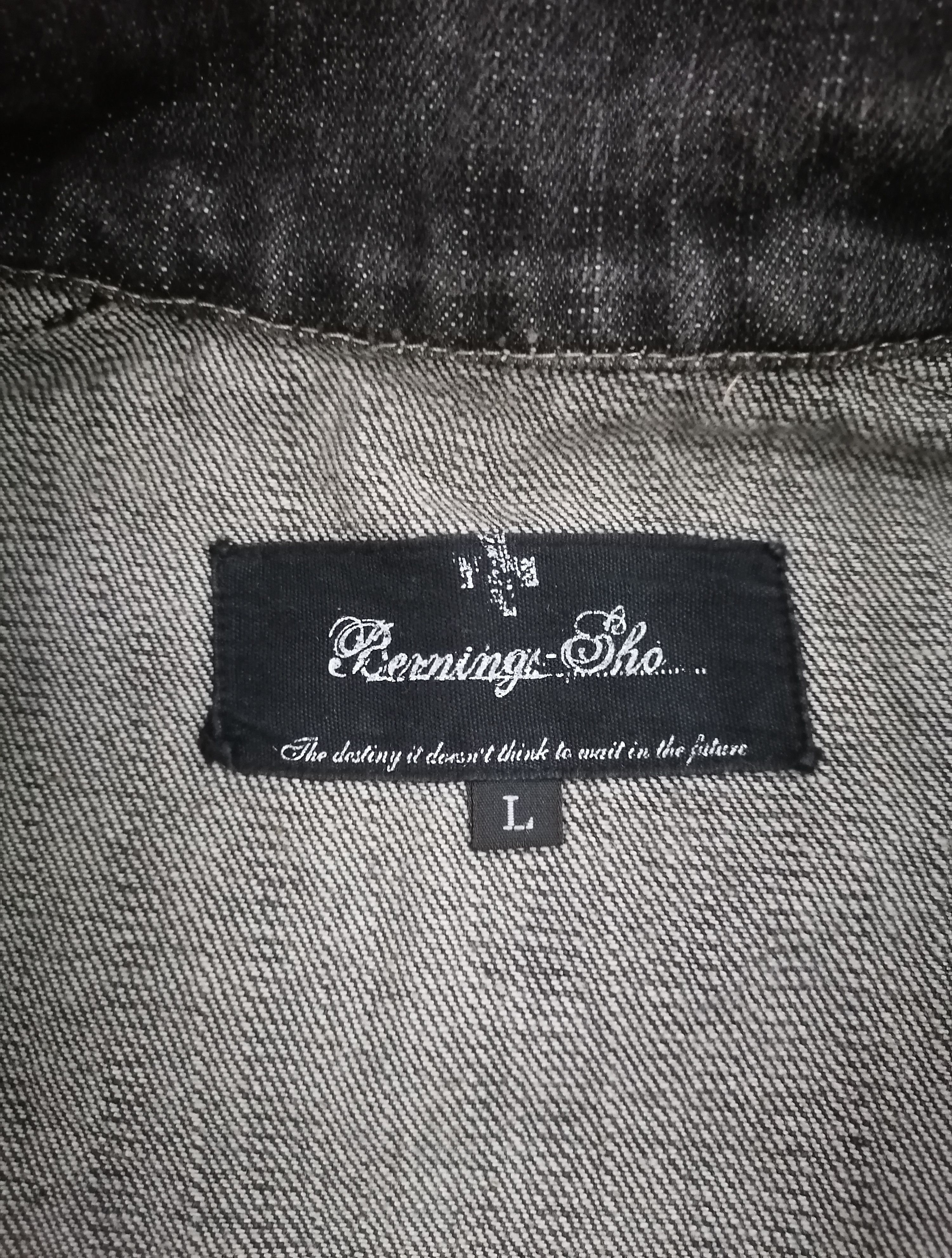 Japanese Brand Bernings-Sho Sleeveless Punk Style Denim Jackets Size US M / EU 48-50 / 2 - 7 Thumbnail