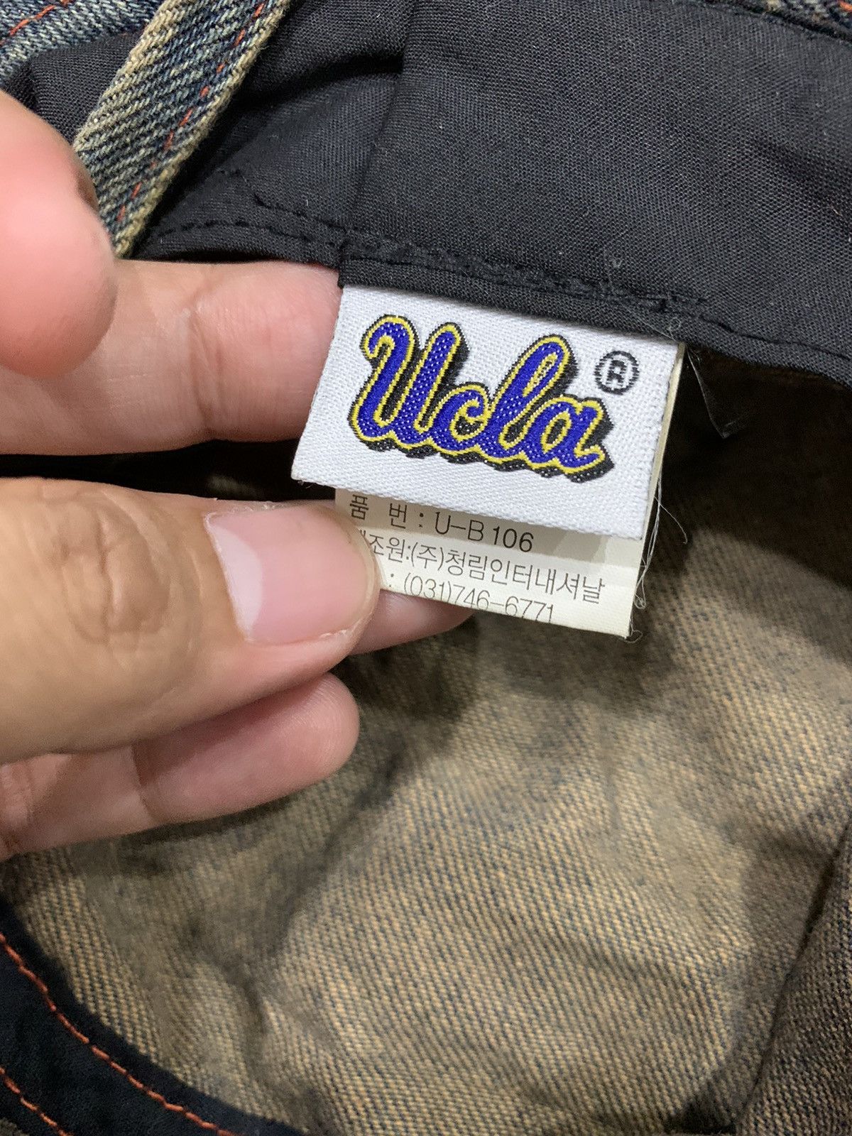 Vintage UCLA BRUINS DENIM HAT SIZE 58 Size ONE SIZE - 4 Thumbnail