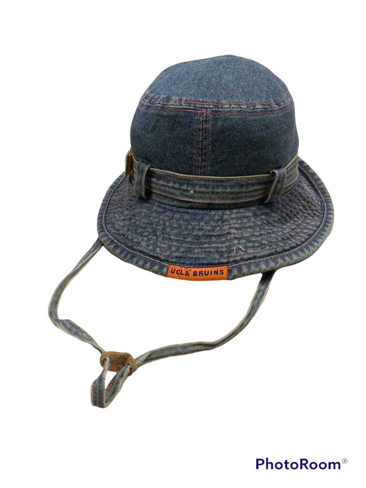 Vintage UCLA BRUINS DENIM HAT SIZE 58 Size ONE SIZE - 1 Thumbnail