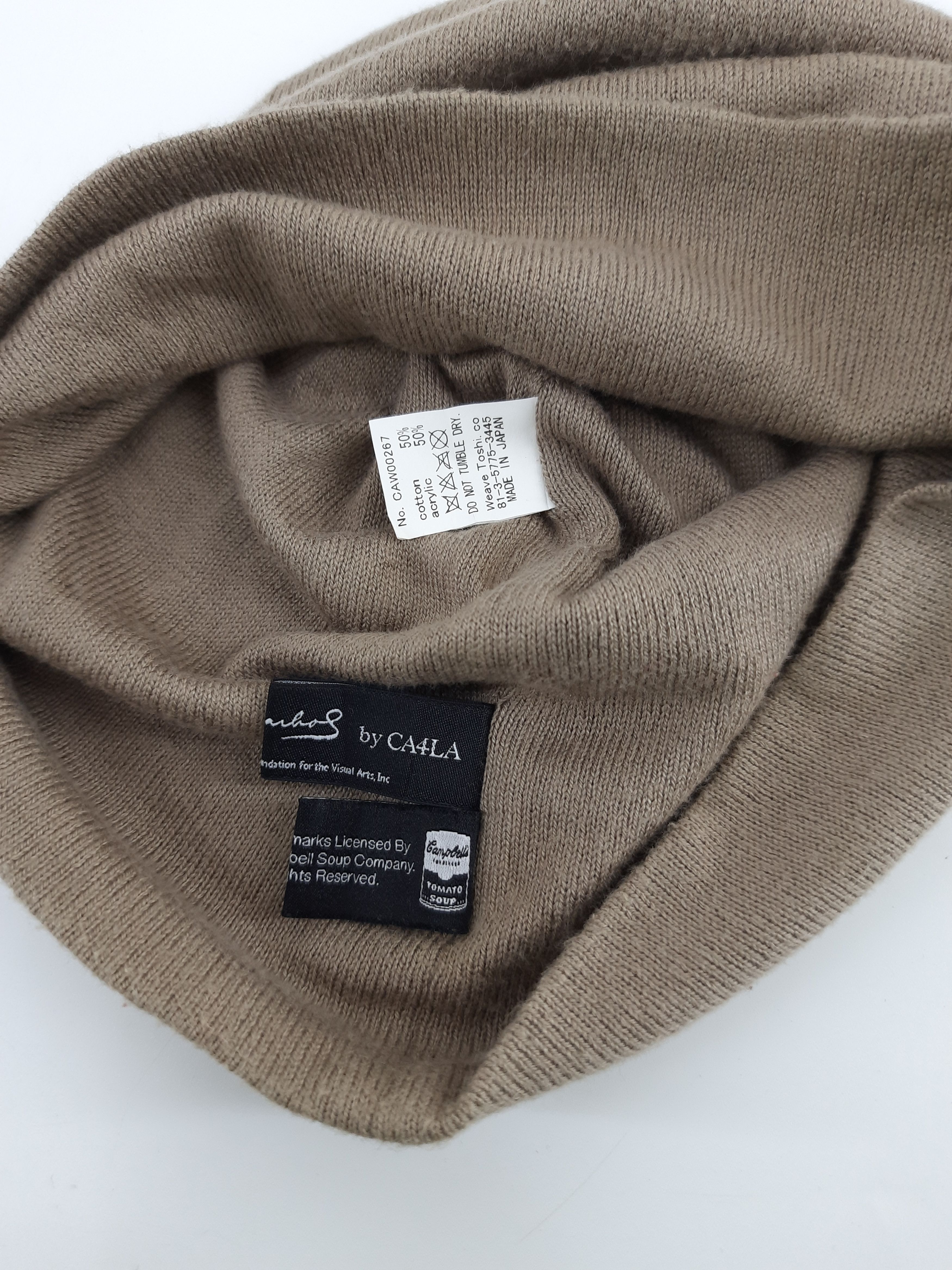 Andy Warhol × CA4LA Ca4la X Andy Warhol Beanie Campbell's Tomato Soup - BN291 Size ONE SIZE - 9 Thumbnail