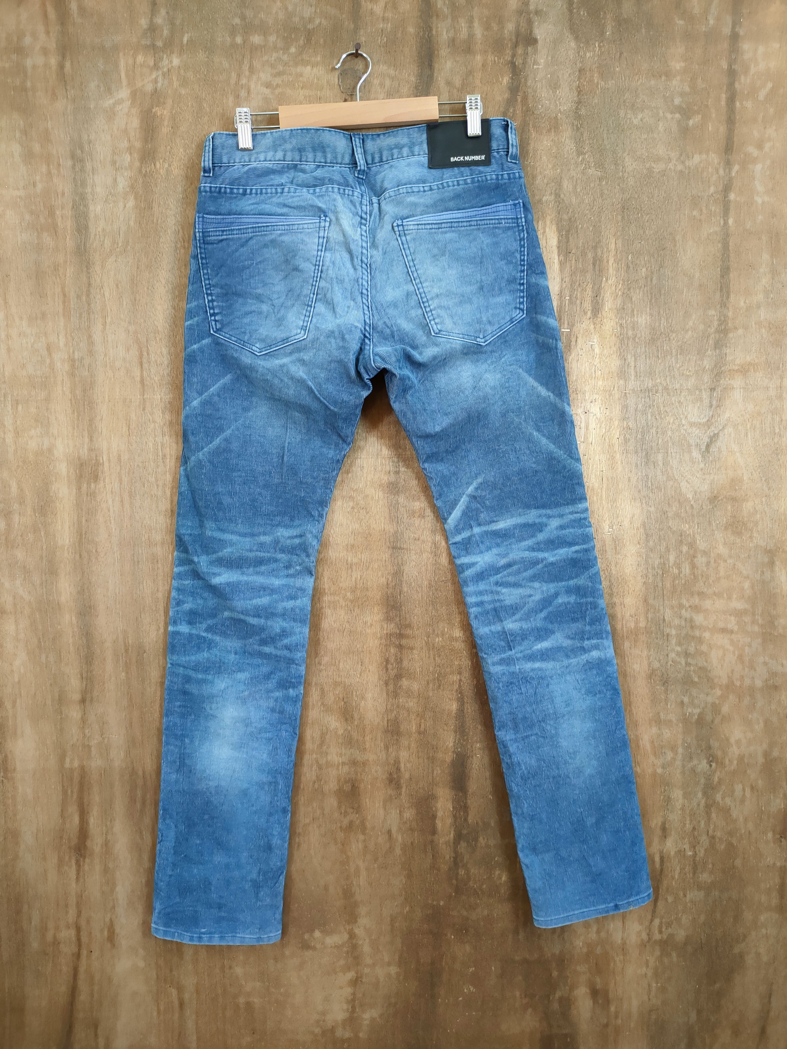 Japanese Brand Back Number denim corduroy cargo pants #46-698 Size US 30 / EU 46 - 6 Thumbnail