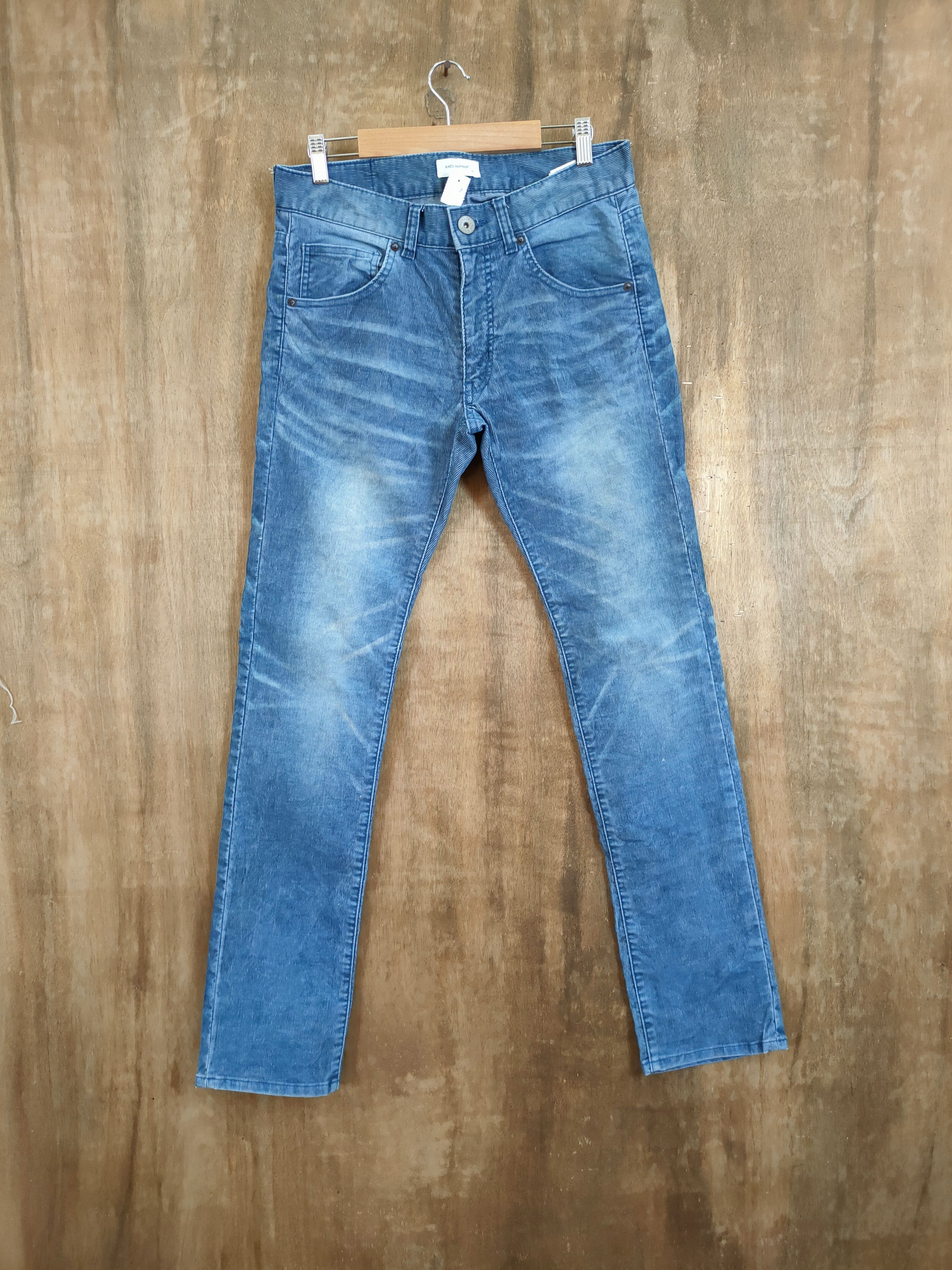 Image of Corduroi Club x Vintage Back Number Denim Corduroy Cargo Pants 46-698 in Blue, Men's (Size 30)