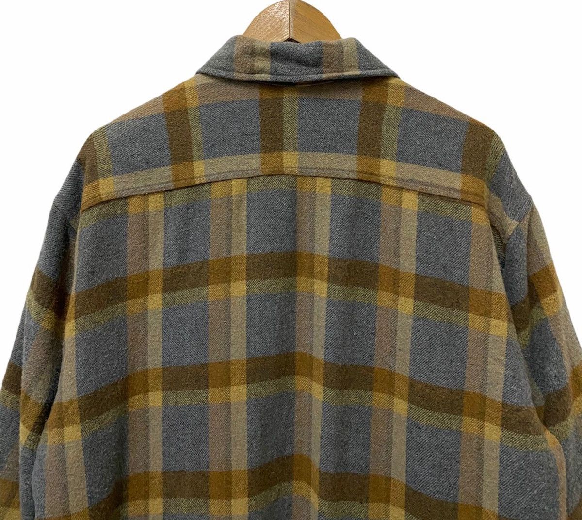 Converse × Flannel × Japanese Brand 🔥STEALS Vintage Converse Flannel Yellow Plaid Zipper Jacket Size US M / EU 48-50 / 2 - 9 Thumbnail