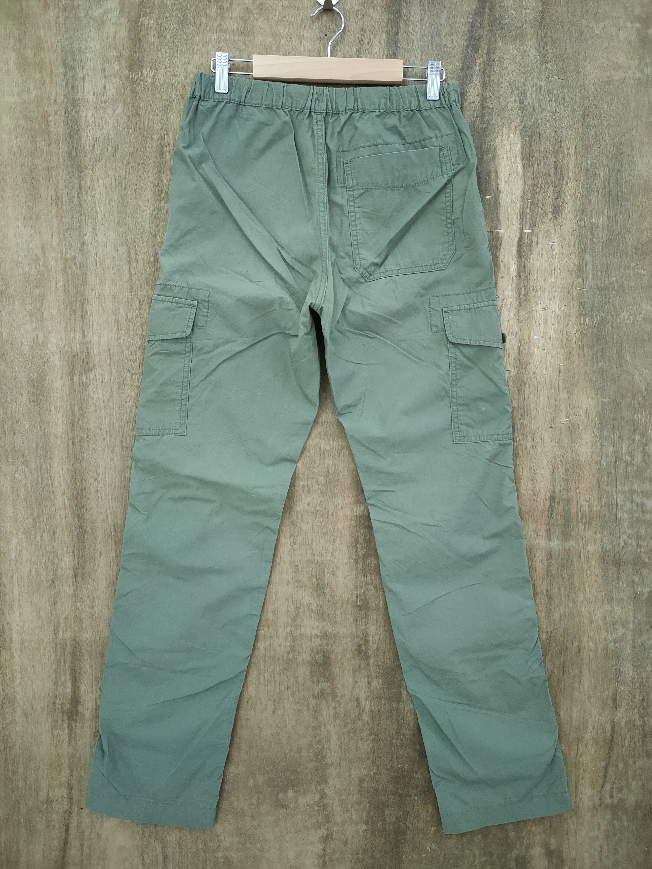 Japanese Brand × Vintage VINTAGE JAPANESE FADED GREEN CARGO PANTS Size US 29 - 4 Thumbnail