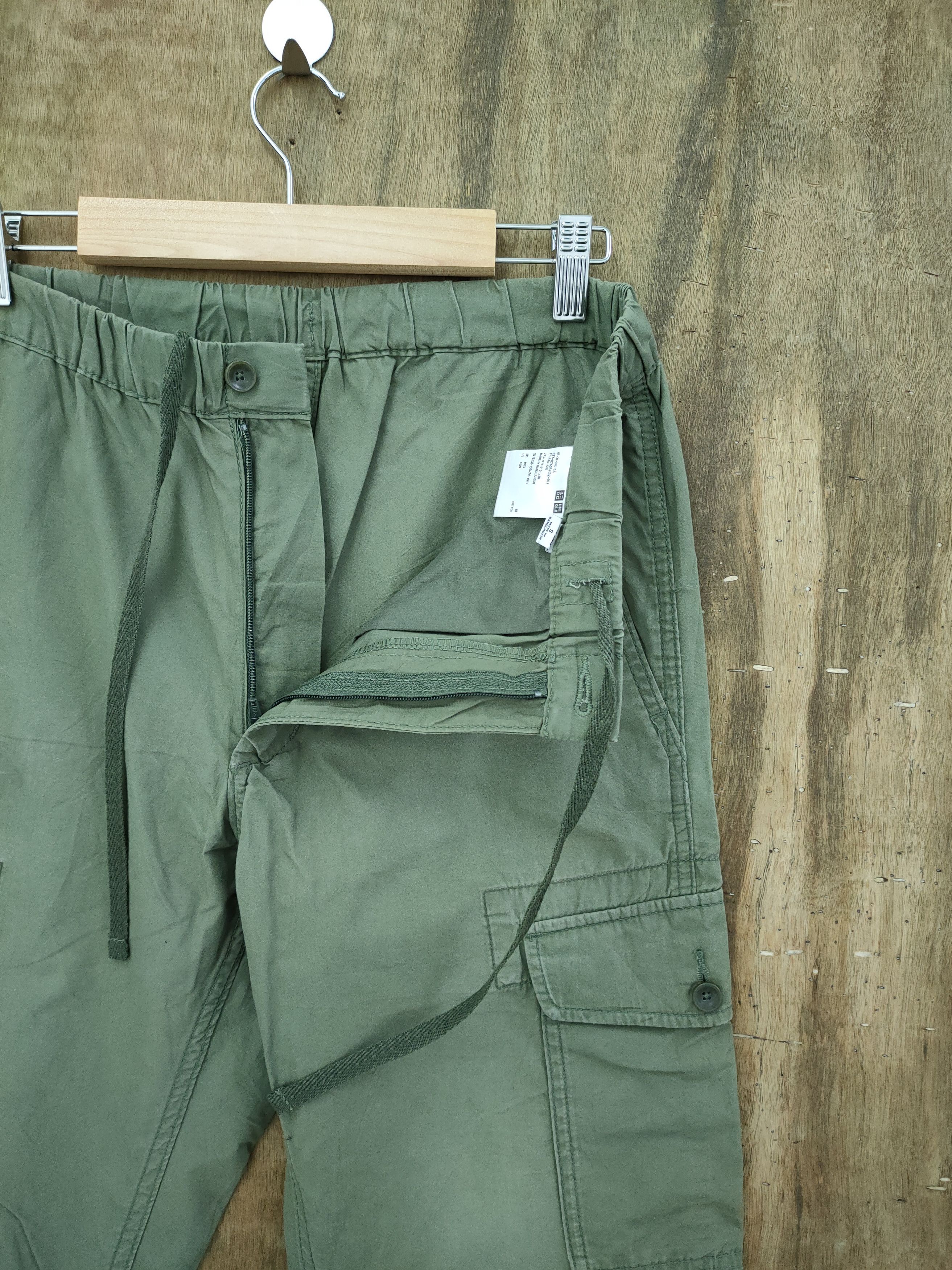 Japanese Brand × Vintage VINTAGE JAPANESE FADED GREEN CARGO PANTS Size US 29 - 5 Thumbnail