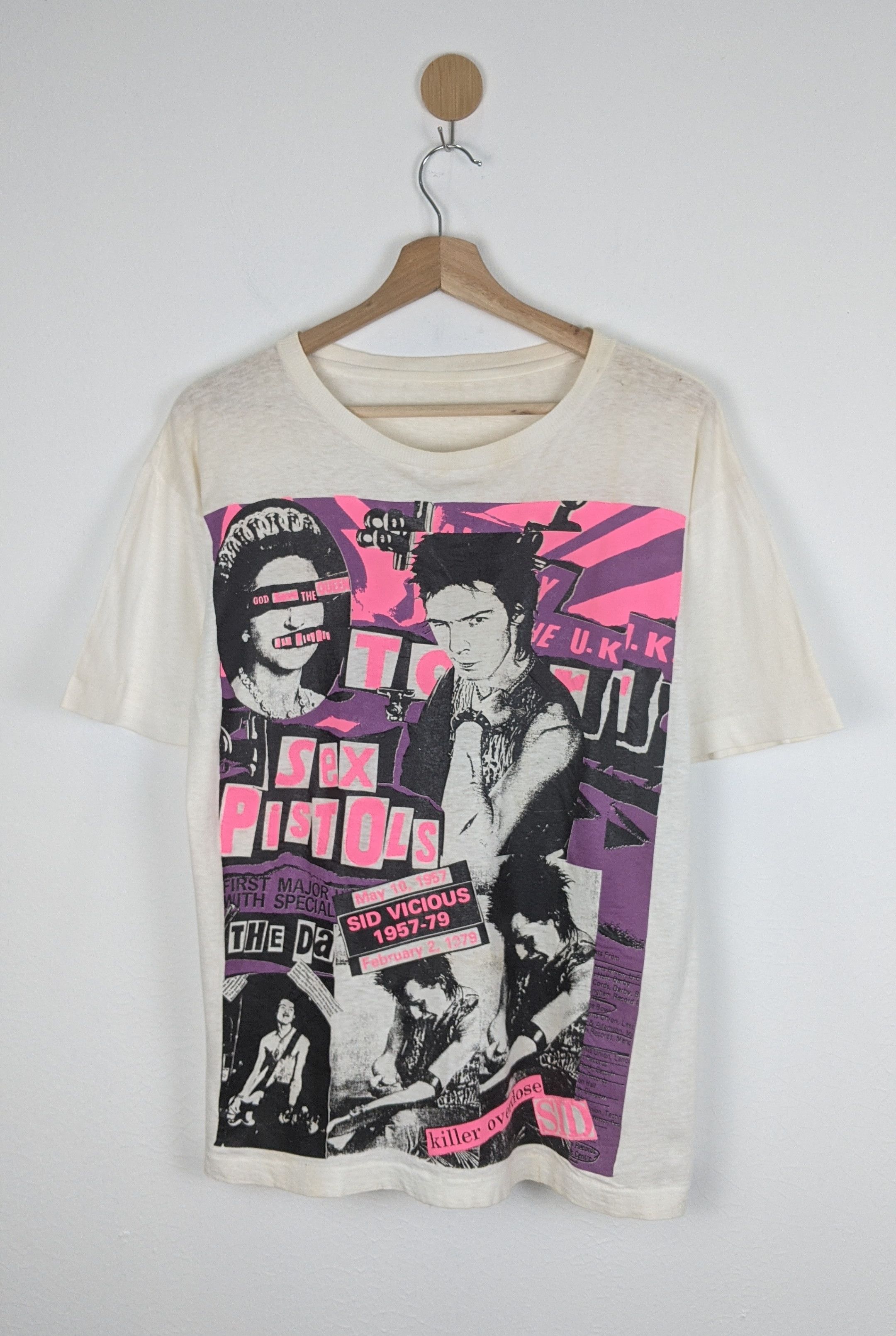 Vintage Vintage Sex Pistols 90s Punk shirt Size US M / EU 48-50 / 2 - 1 Thumbnail