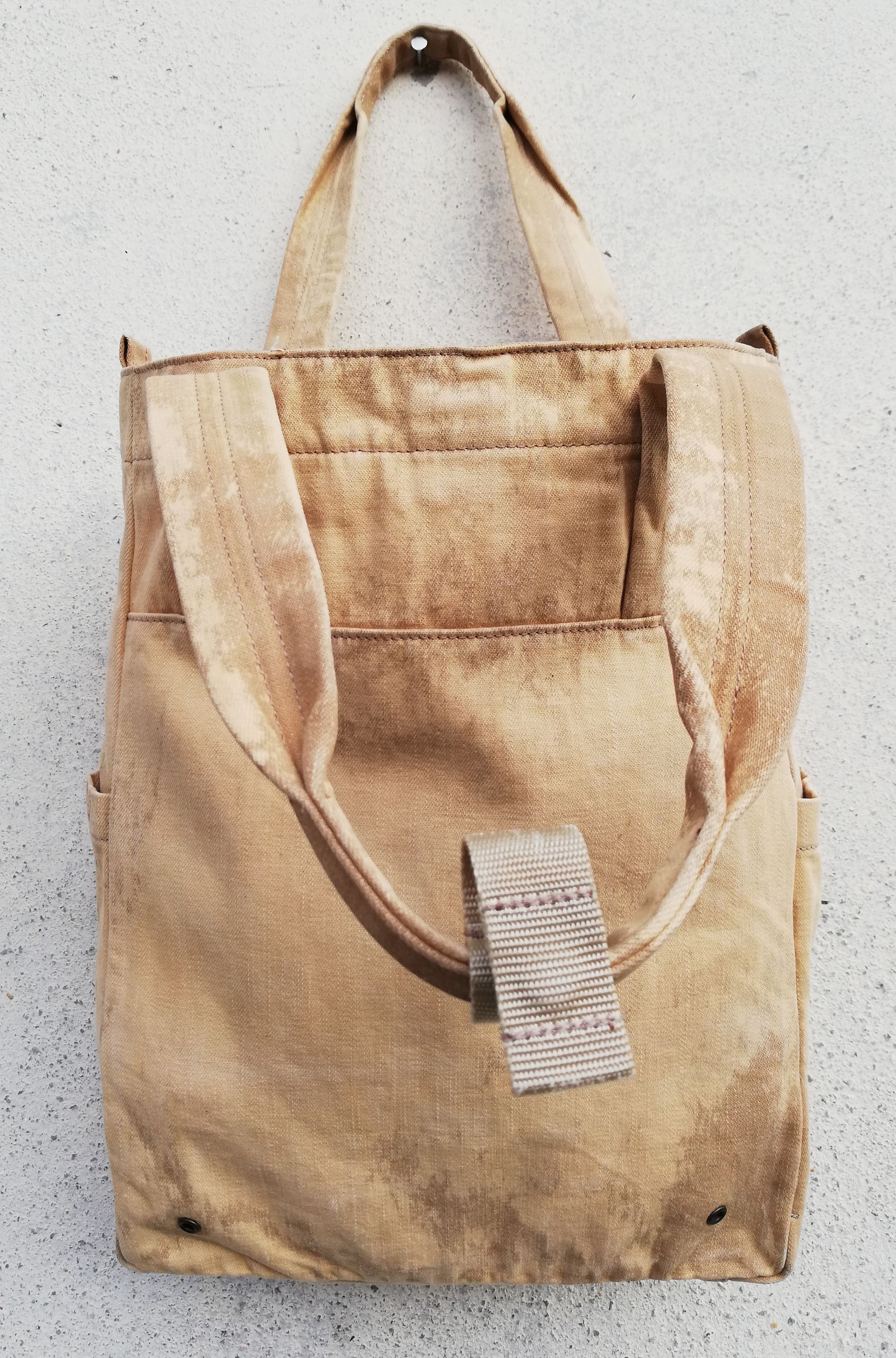Yohji Yamamoto 🔥Y'saccs By Yohji Yamamoto Custom AcidWash Tote Bag Cotton Size ONE SIZE - 13 Thumbnail