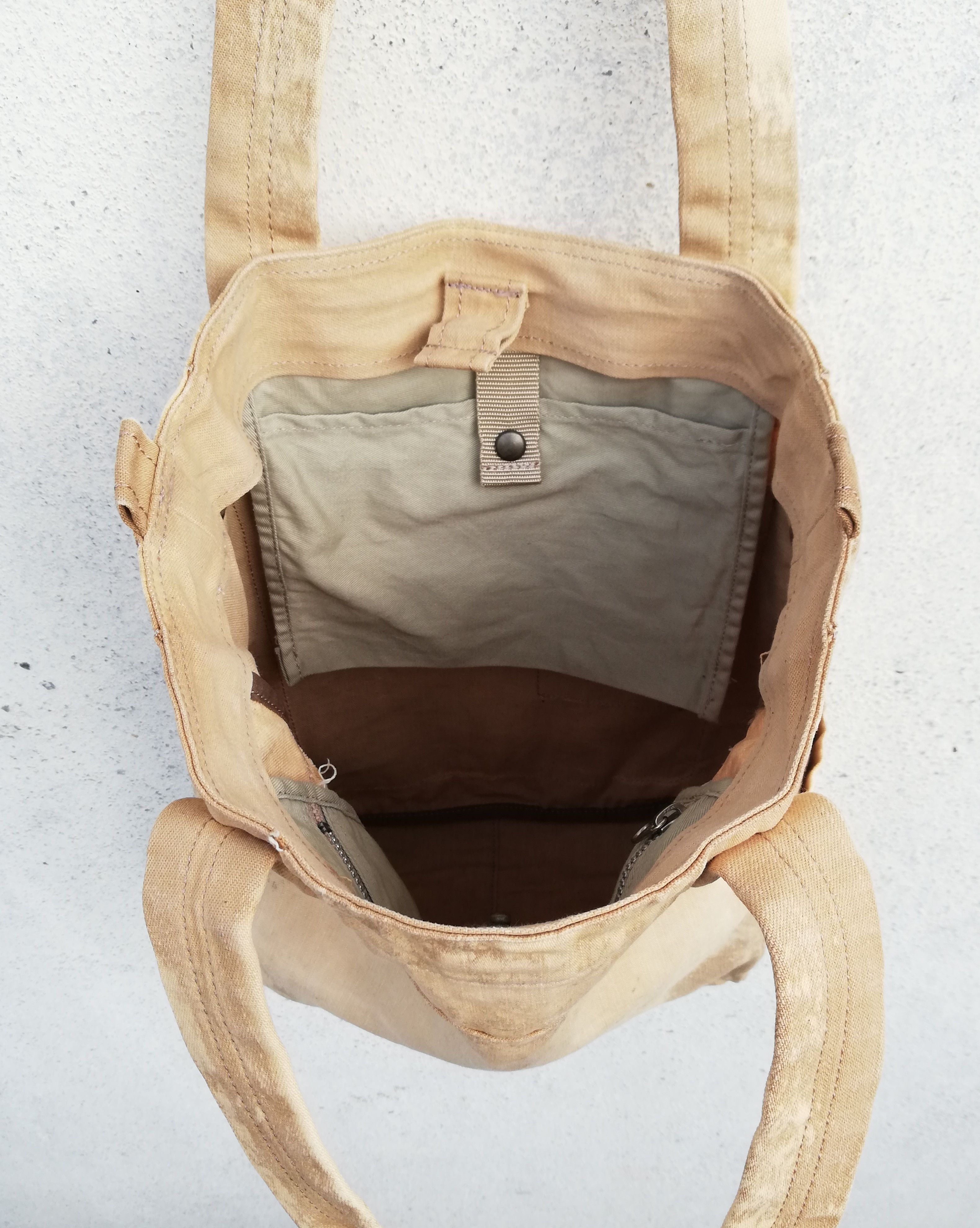 Yohji Yamamoto 🔥Y'saccs By Yohji Yamamoto Custom AcidWash Tote Bag Cotton Size ONE SIZE - 16 Thumbnail